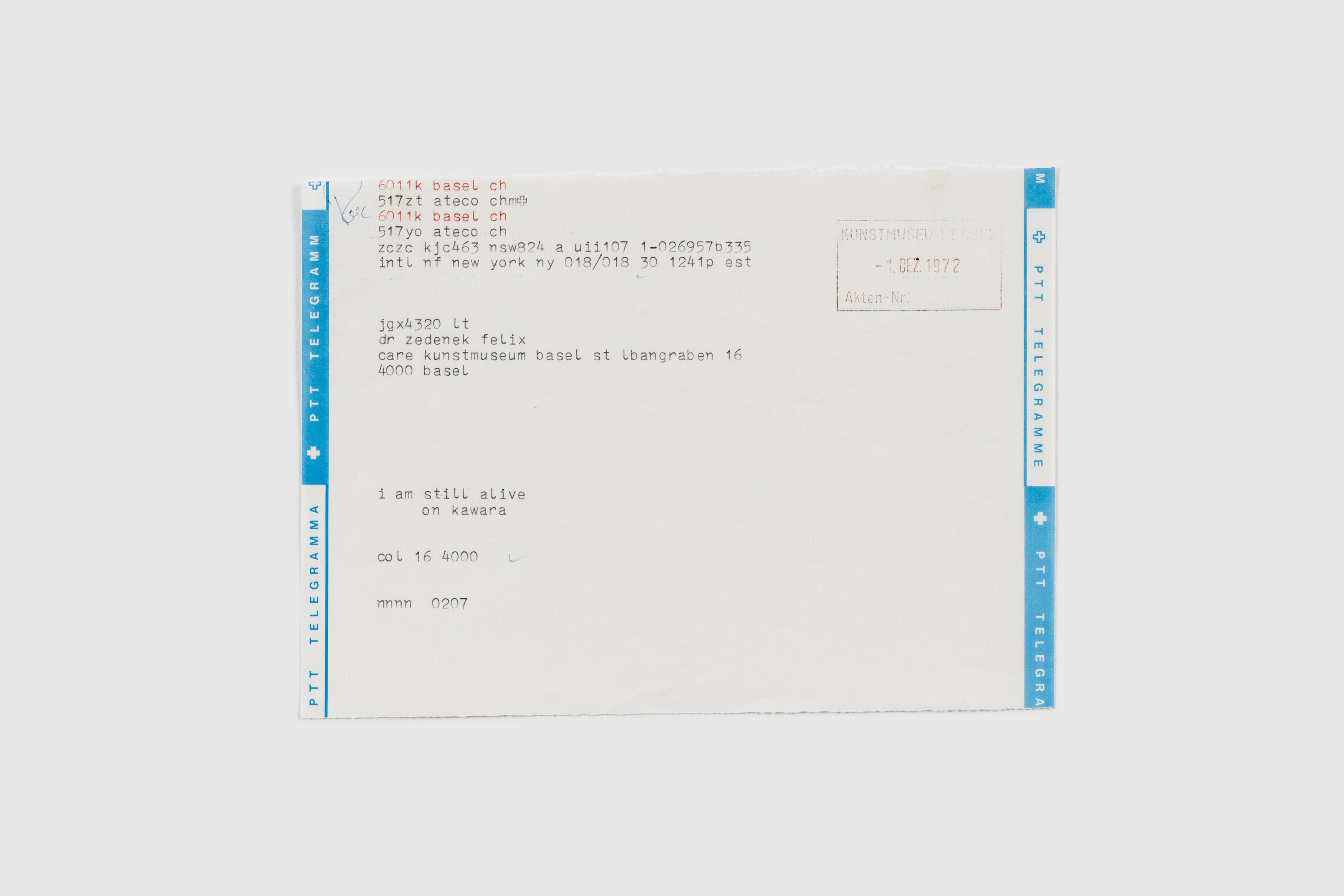 Eloise Hess, On Kawara, April 3–May 17, 2026 at Foreign & Domestic, photo 44