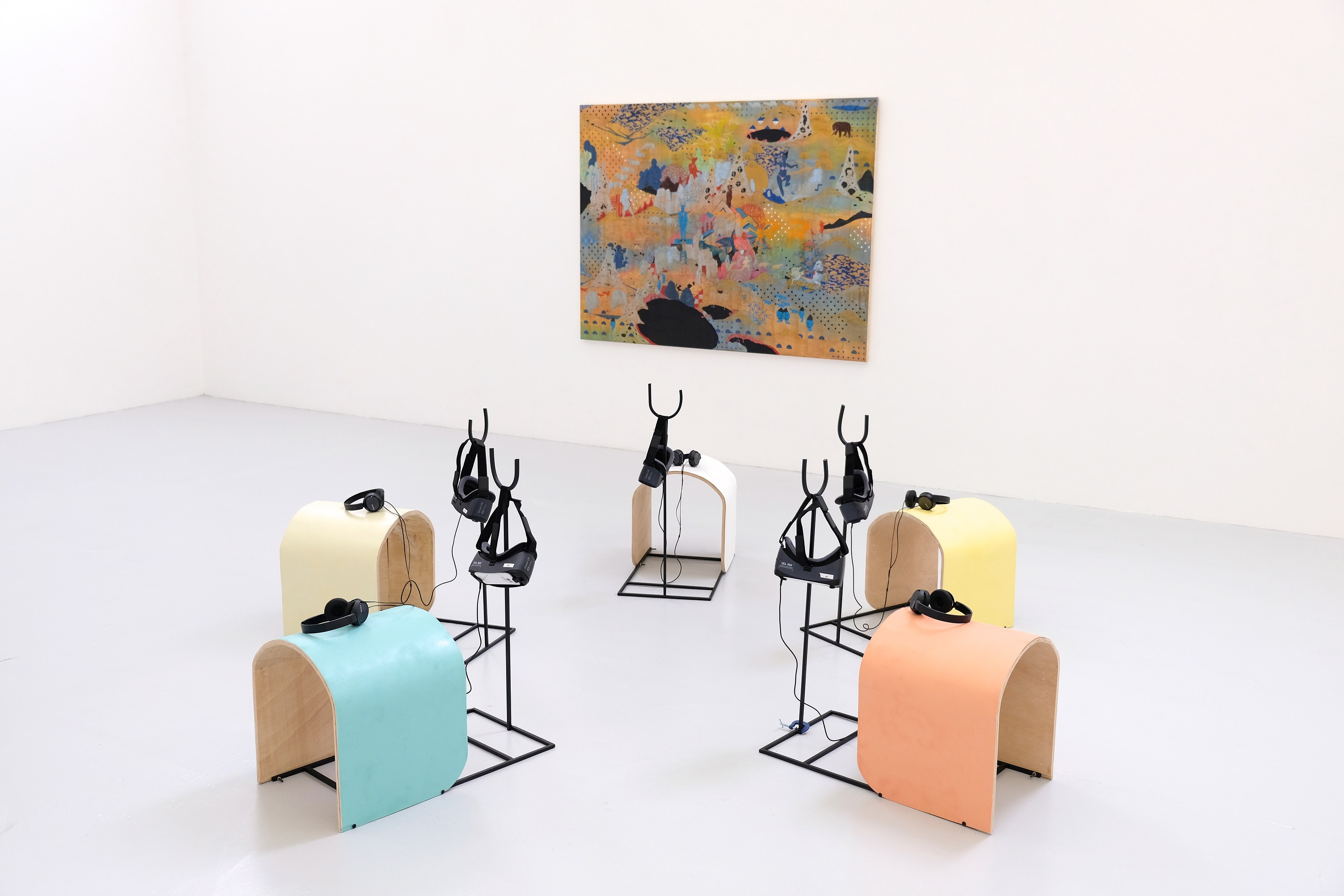Yuri Pattison, Tuguldur Yondonjamts, FIVE HEADS (Tavan Tolgoi) Art, Anthropology and Mongol Futurism at greengrassi & Corvi-Mora, London, photo 4