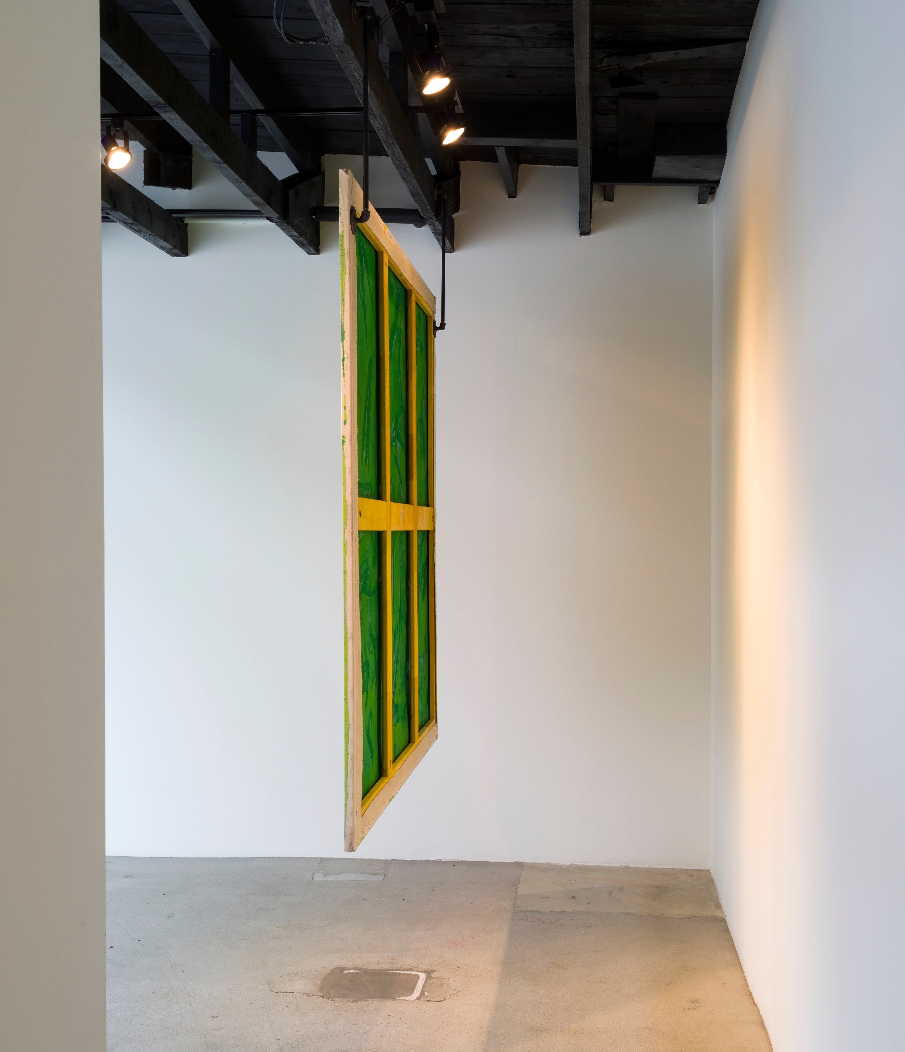 Polly Apfelbaum, Dona Nelson, Erasing, Tracing, Racing Paint at Michael Benevento Gallery, photo 8