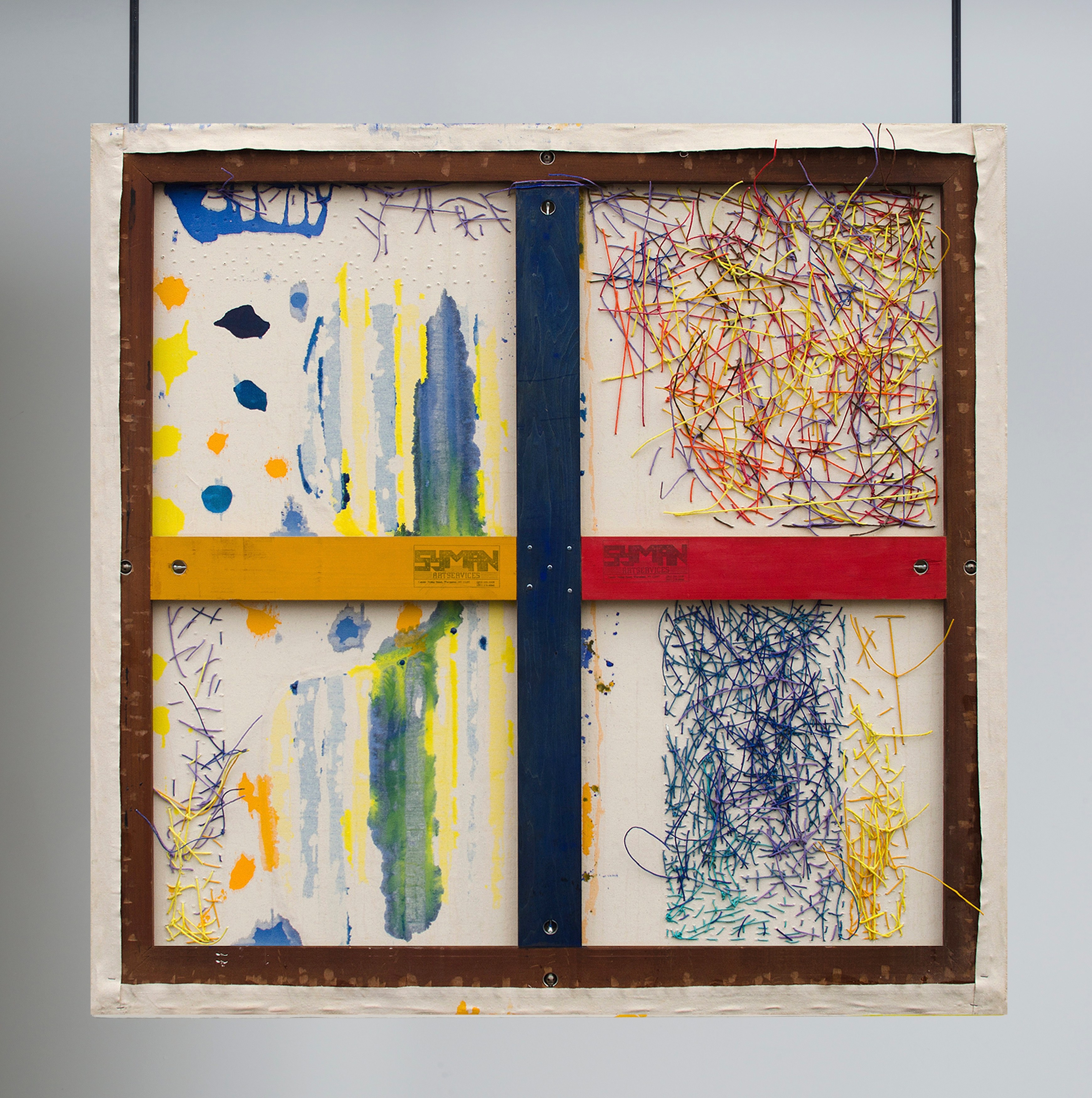 Polly Apfelbaum, Dona Nelson, Erasing, Tracing, Racing Paint at Michael Benevento Gallery, photo 16