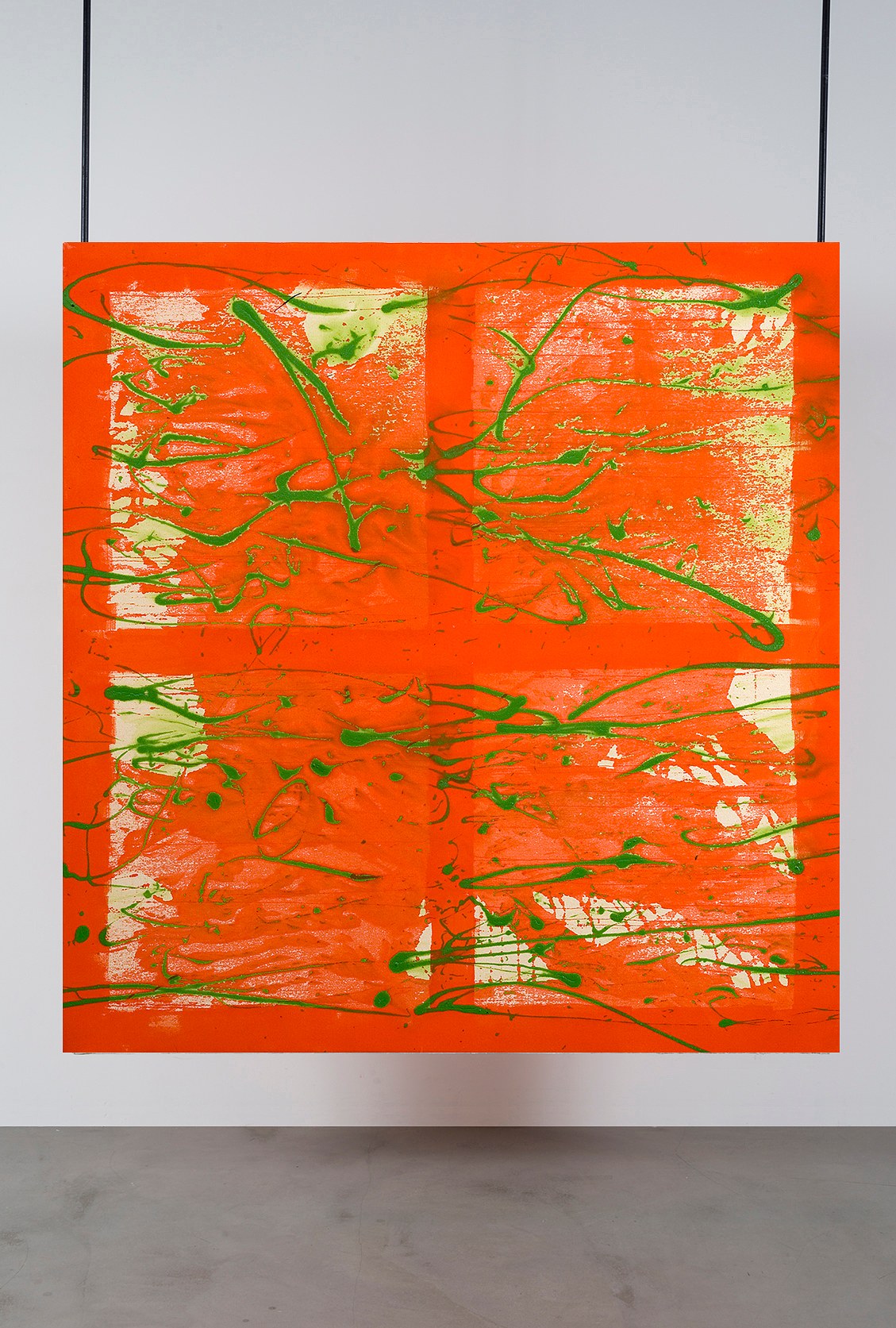 Polly Apfelbaum, Dona Nelson, Erasing, Tracing, Racing Paint at Michael Benevento Gallery, photo 17