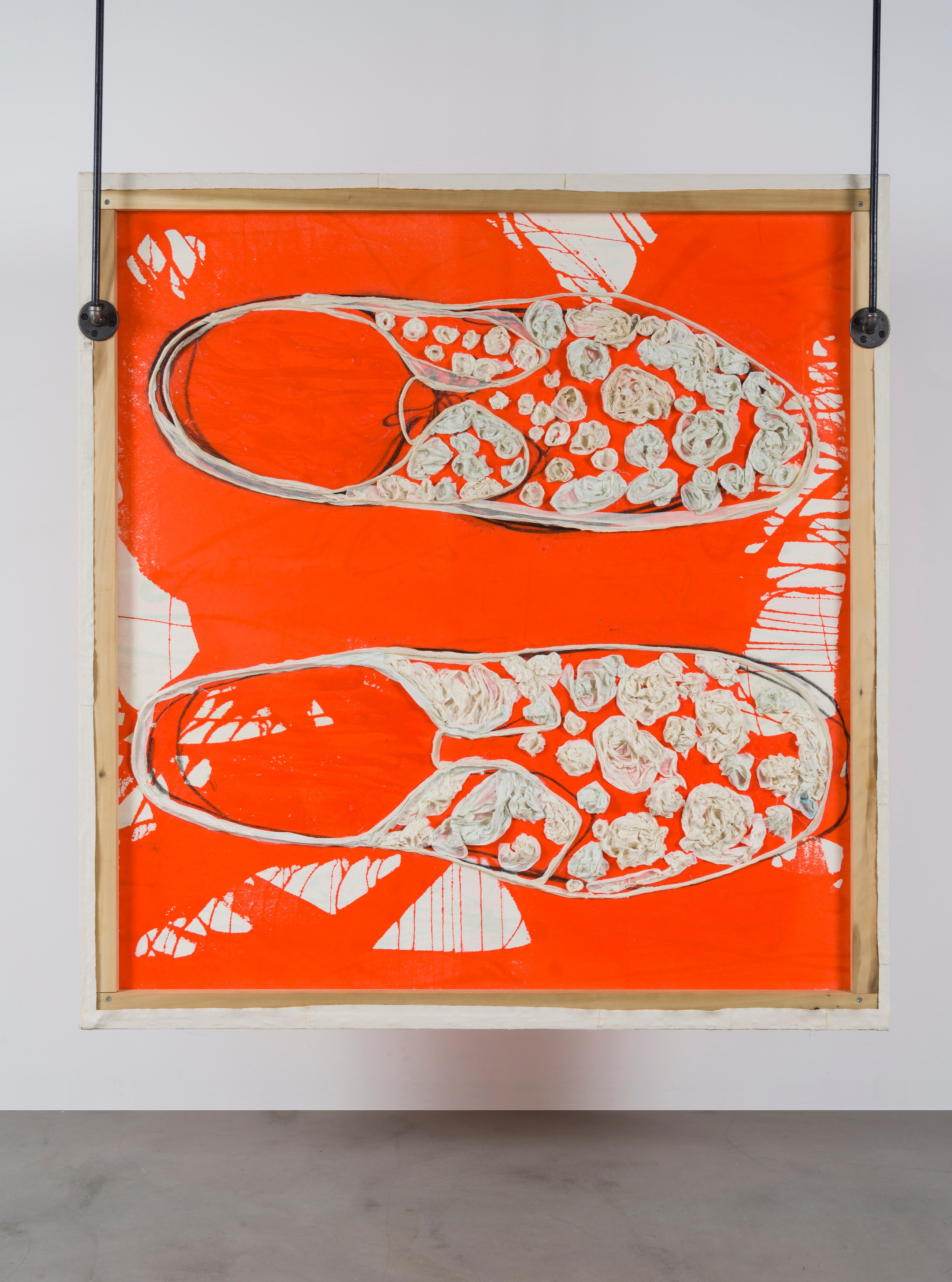 Polly Apfelbaum, Dona Nelson, Erasing, Tracing, Racing Paint at Michael Benevento Gallery, photo 18
