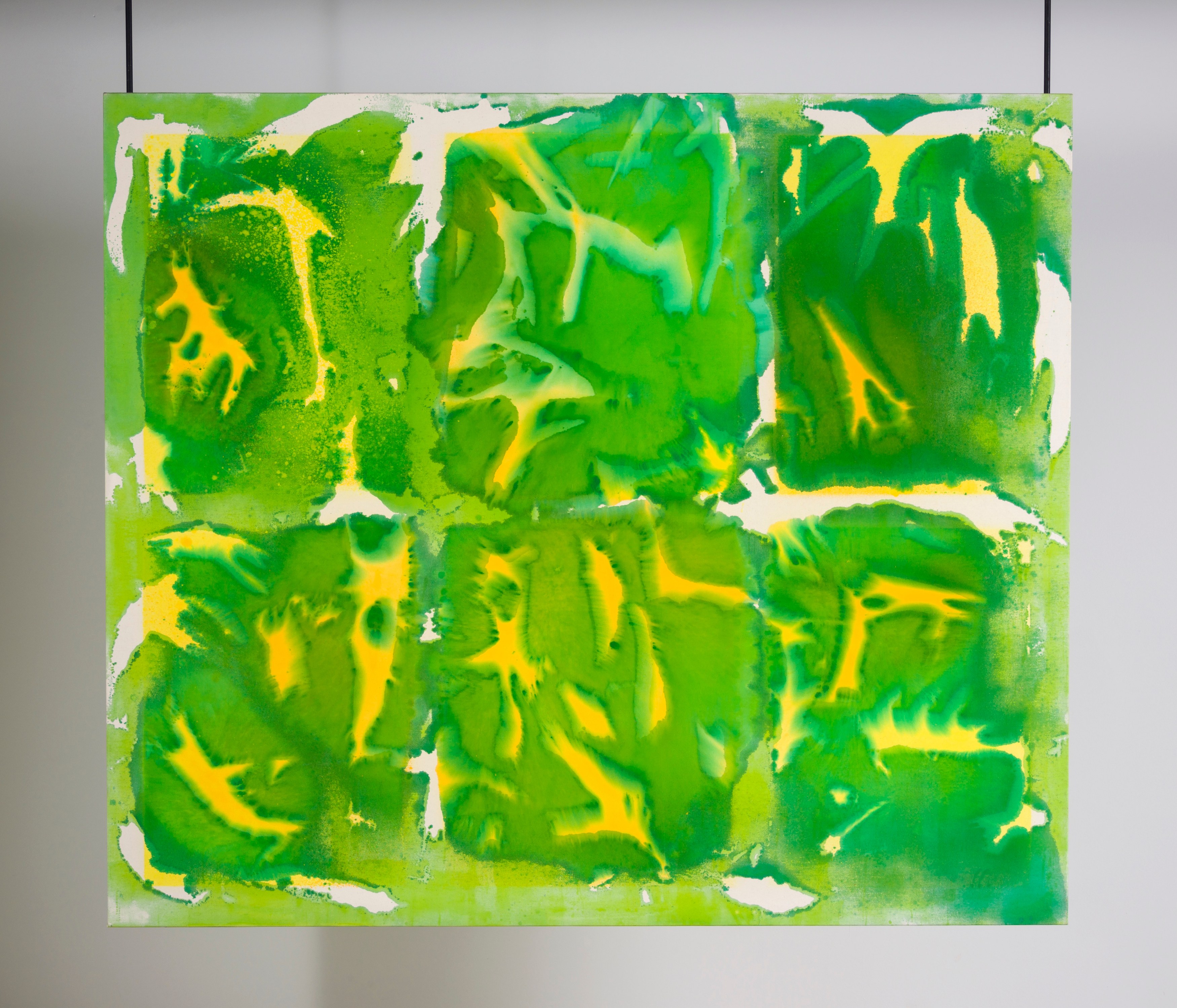 Polly Apfelbaum, Dona Nelson, Erasing, Tracing, Racing Paint at Michael Benevento Gallery, photo 19