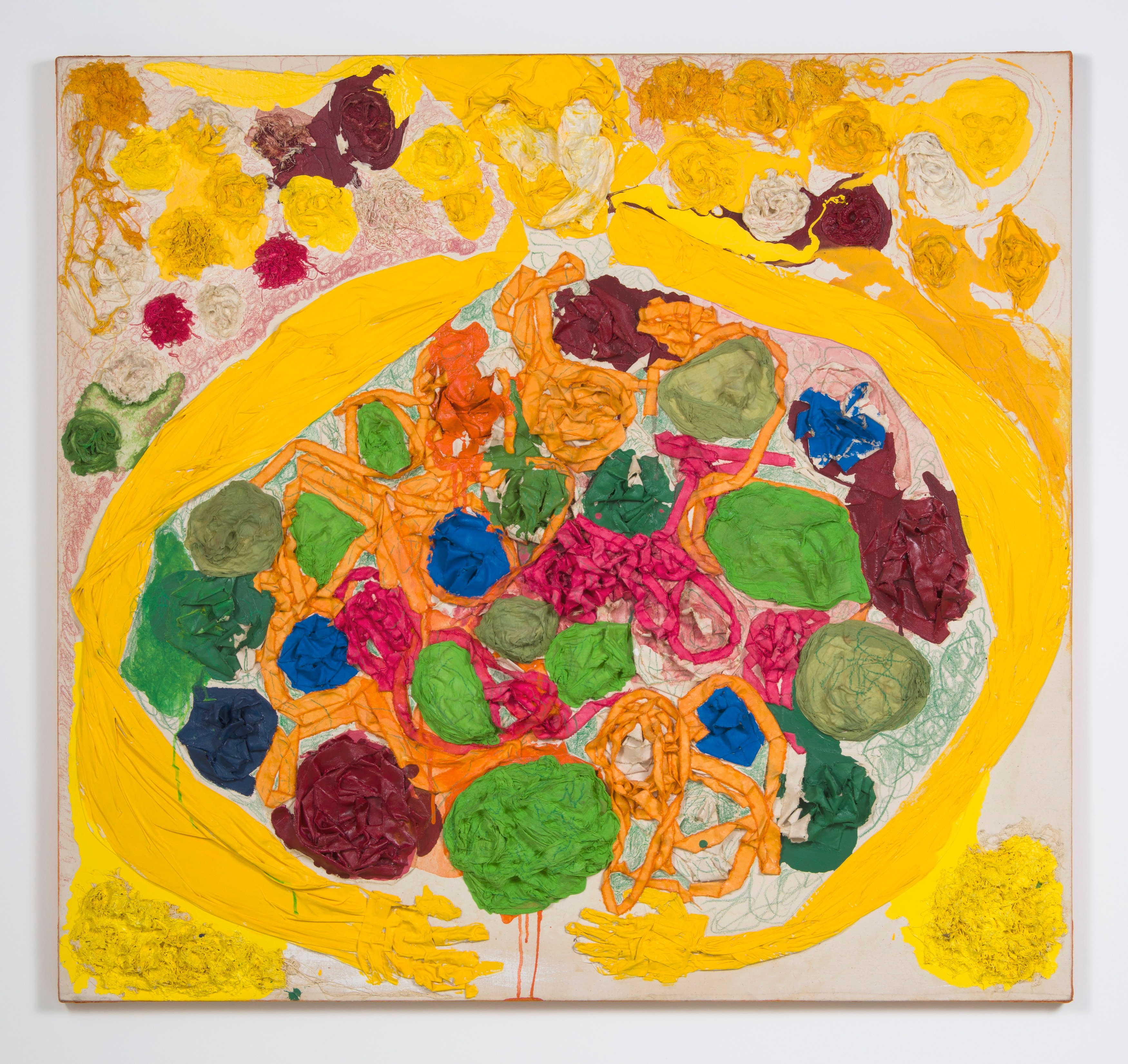 Polly Apfelbaum, Dona Nelson, Erasing, Tracing, Racing Paint at Michael Benevento Gallery, photo 20