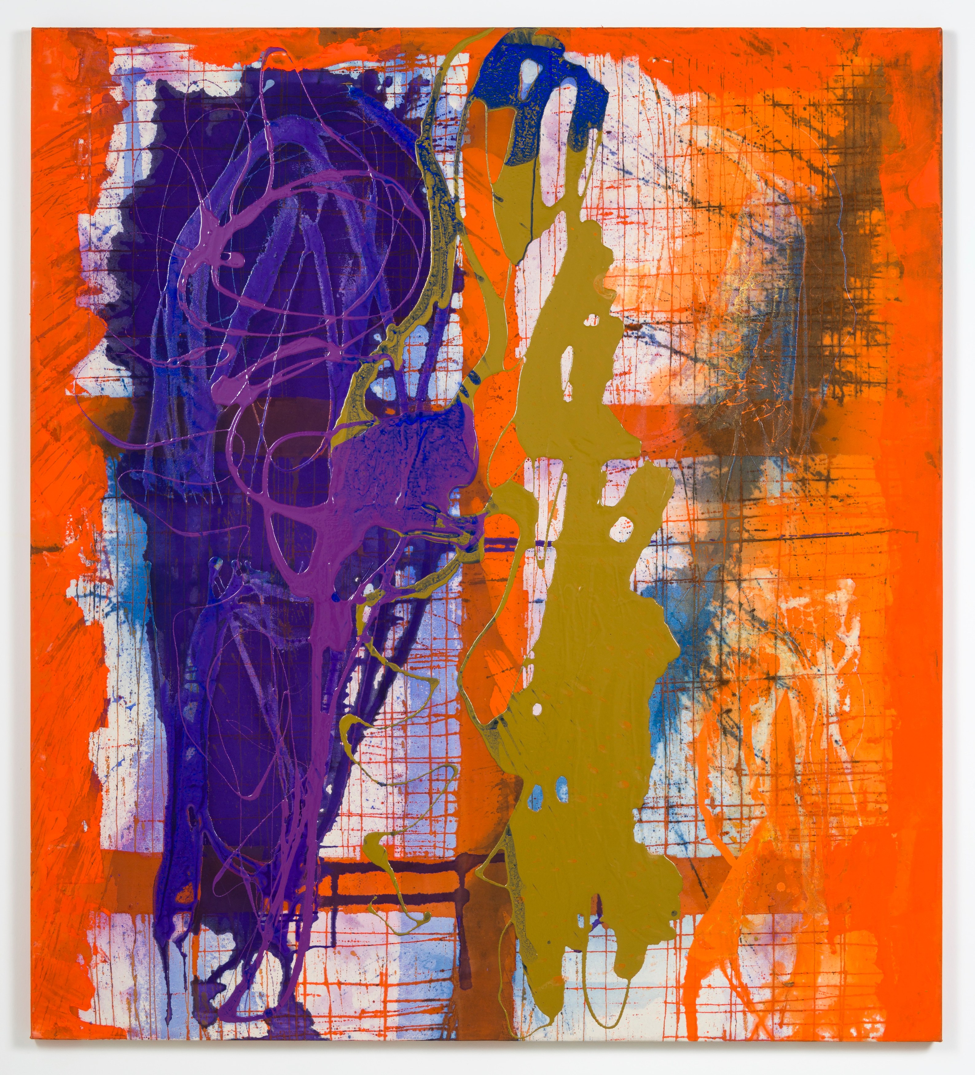 Polly Apfelbaum, Dona Nelson, Erasing, Tracing, Racing Paint at Michael Benevento Gallery, photo 22