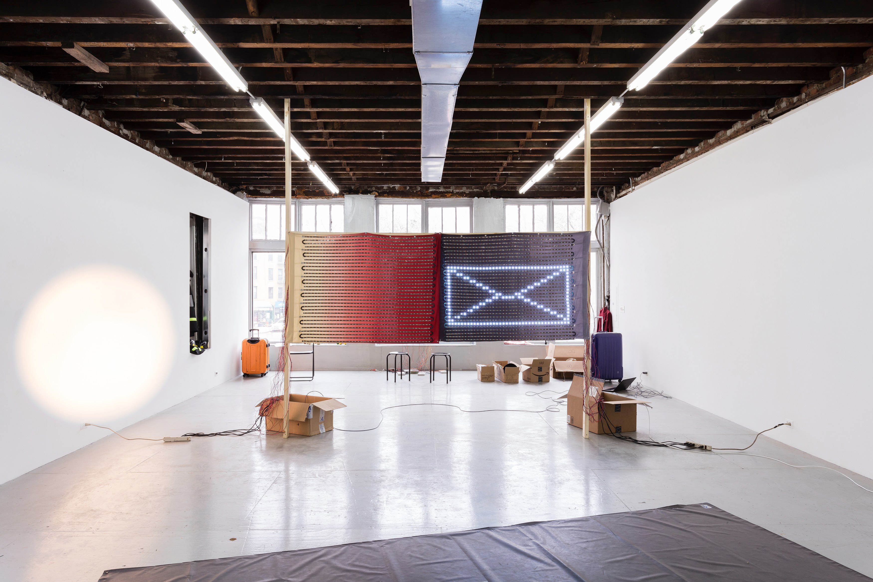 Ei Arakawa-Nash, How to DISappear in America: The Musical at Reena Spaulings Fine Art, photo 3