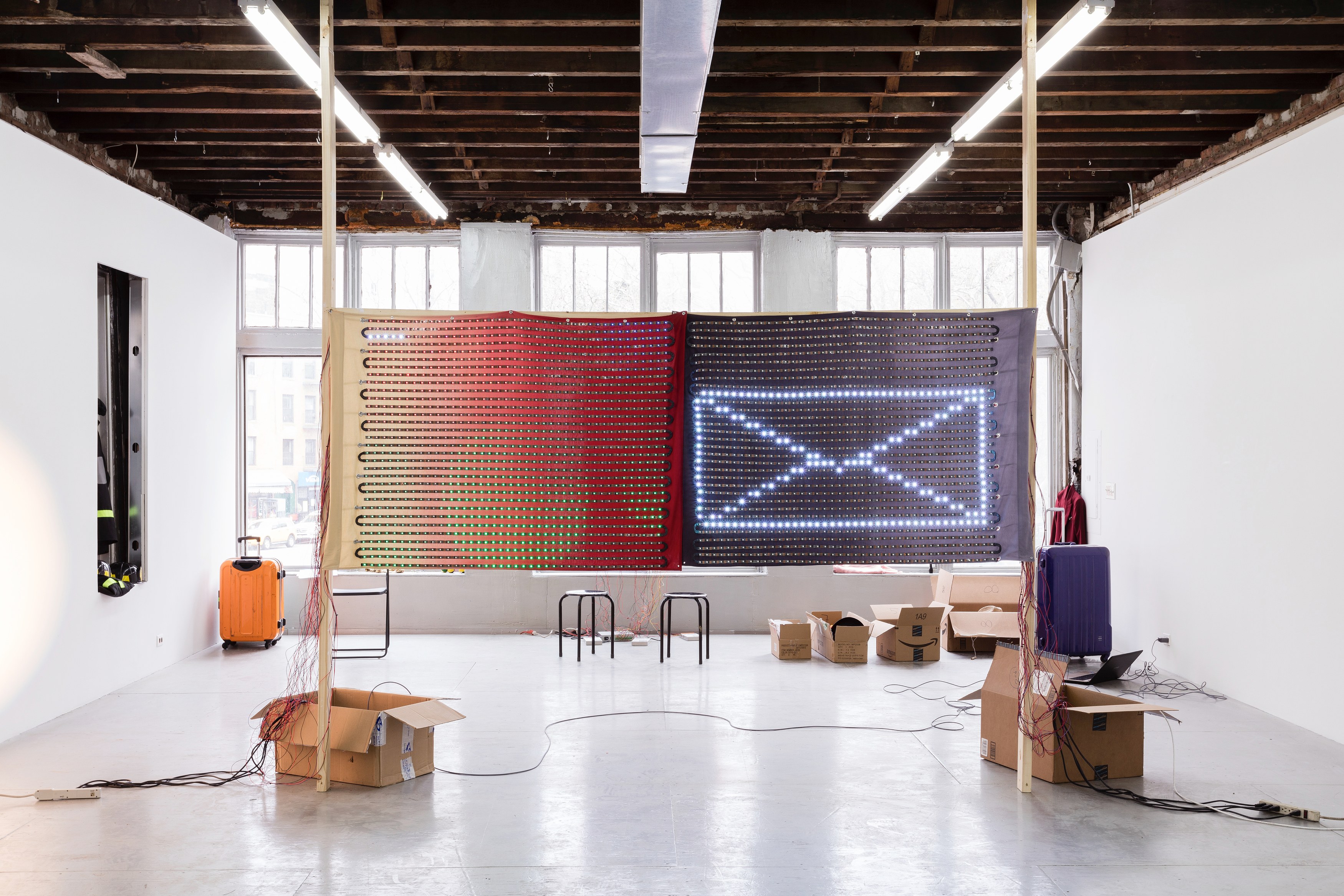 Ei Arakawa-Nash, How to DISappear in America: The Musical at Reena Spaulings Fine Art, photo 6