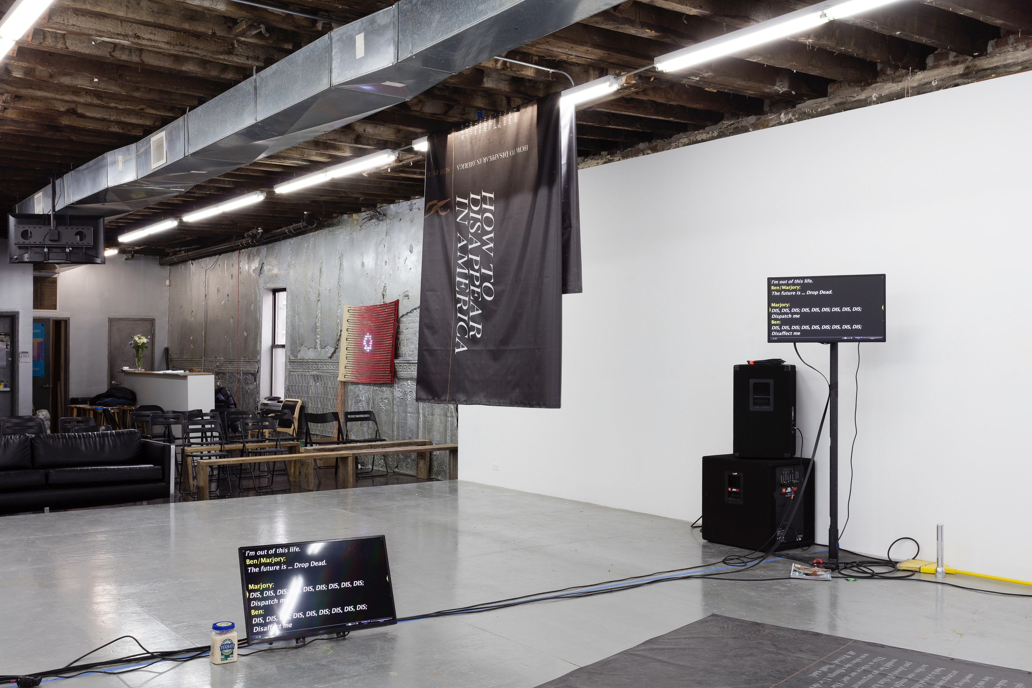 Ei Arakawa-Nash, How to DISappear in America: The Musical at Reena Spaulings Fine Art, photo 11