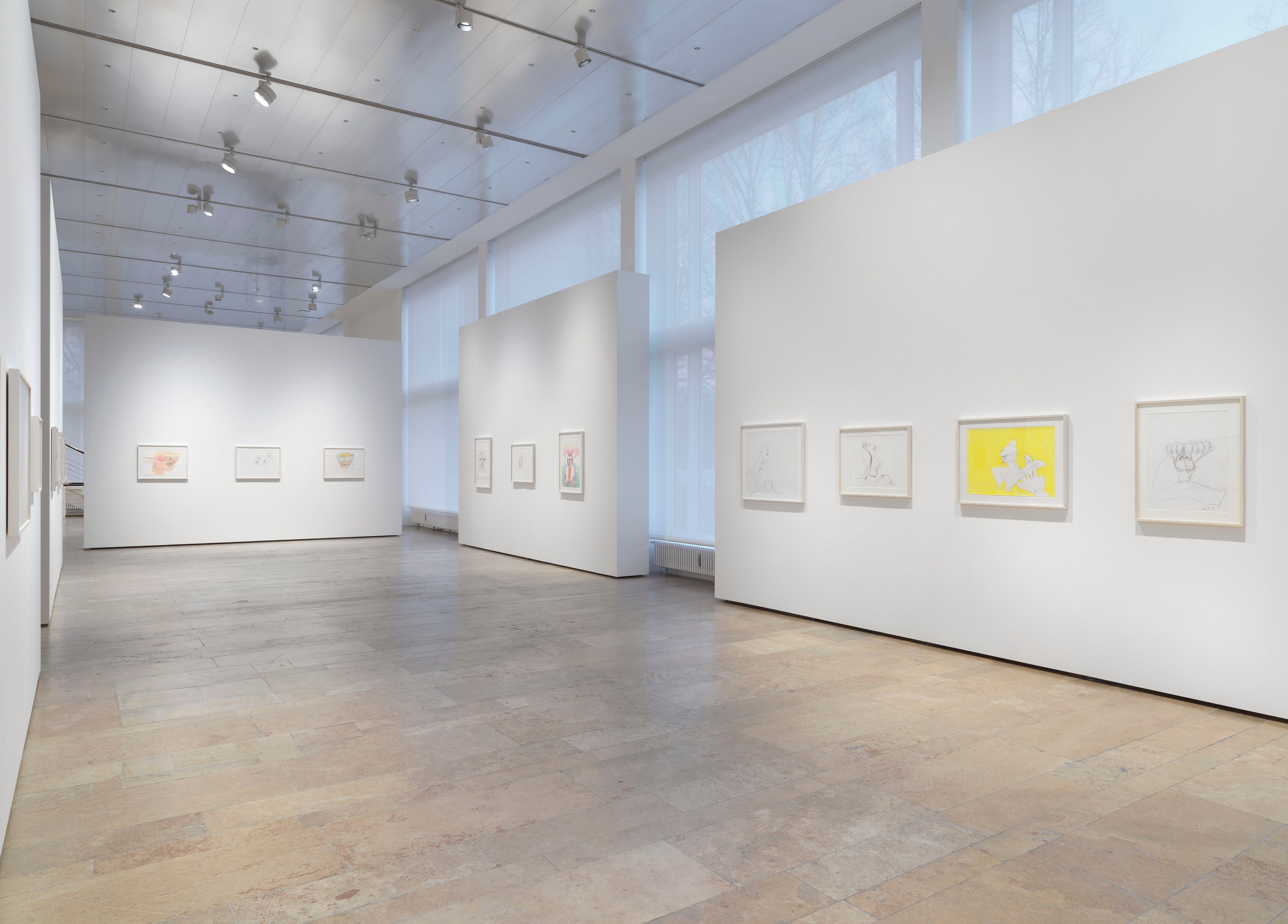 Maria Lassnig, Augensprache: Works on Paper 1974 – 2013 at Capitain Petzel, photo 8