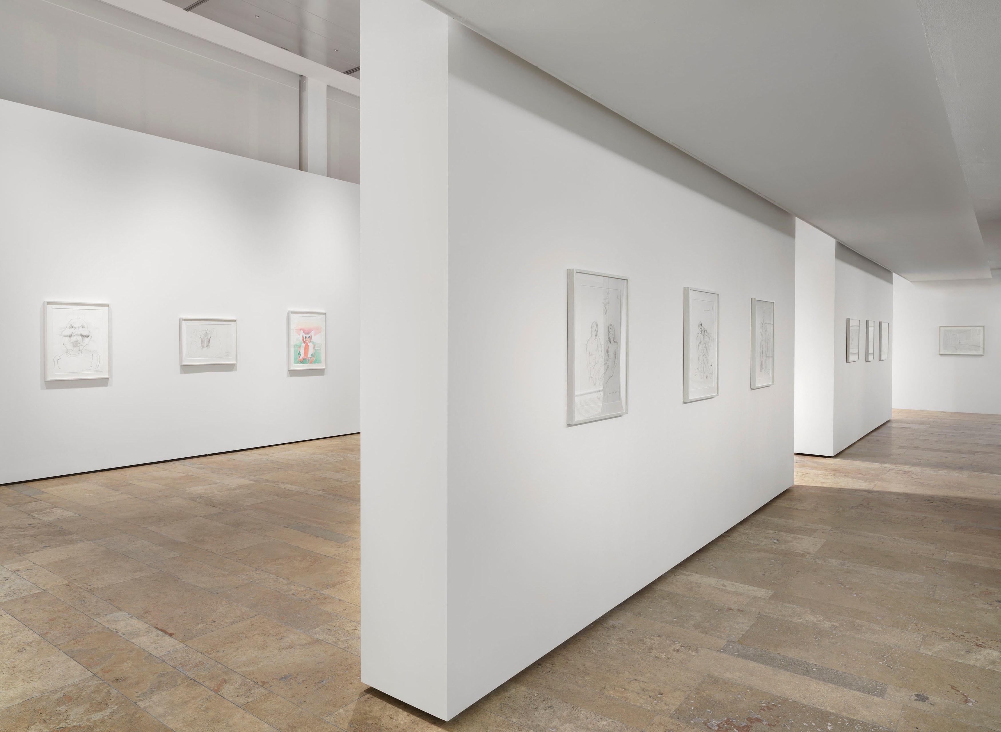 Maria Lassnig, Augensprache: Works on Paper 1974 – 2013 at Capitain Petzel, photo 13