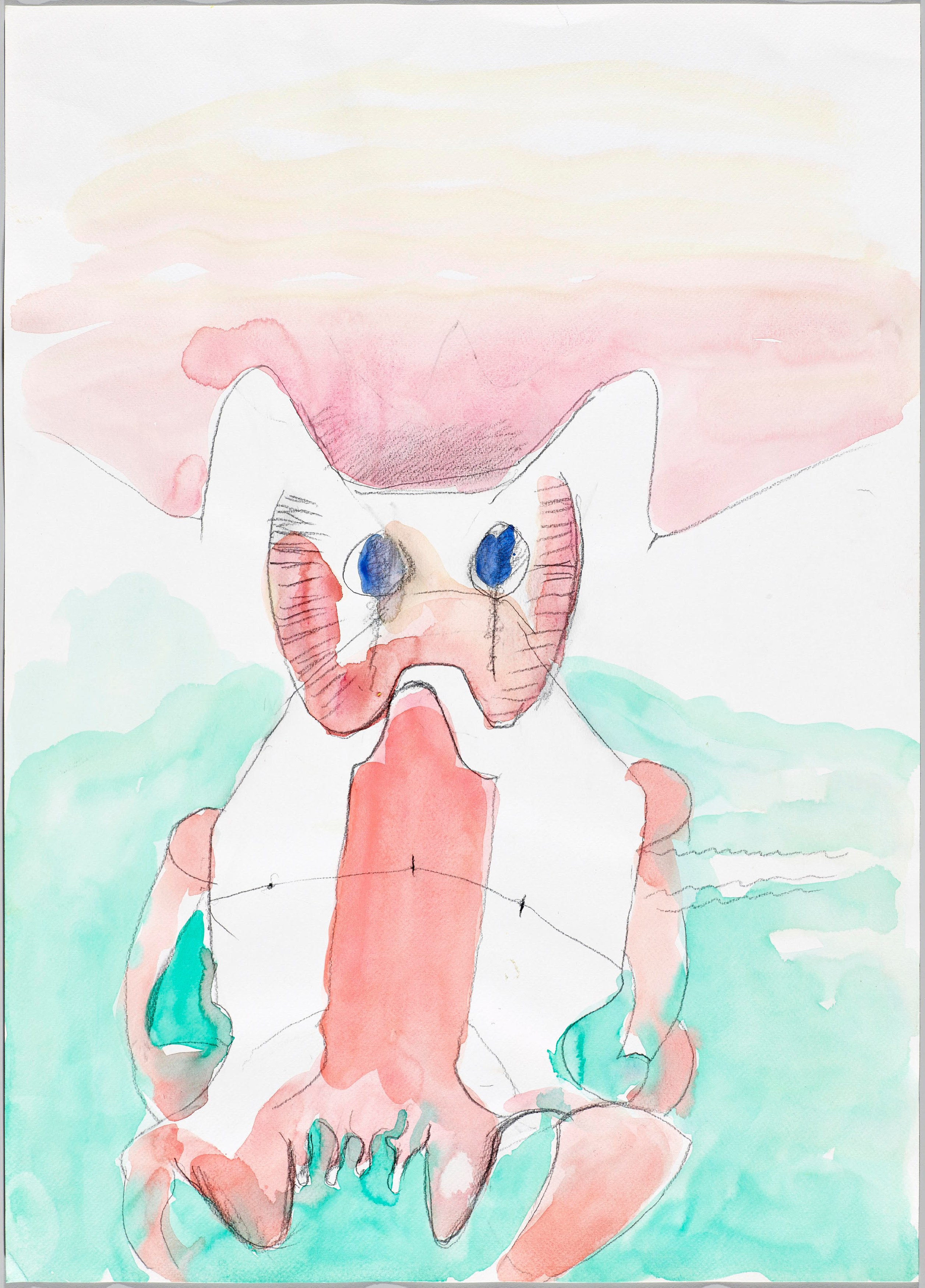 Maria Lassnig, Augensprache: Works on Paper 1974 – 2013 at Capitain Petzel, photo 23