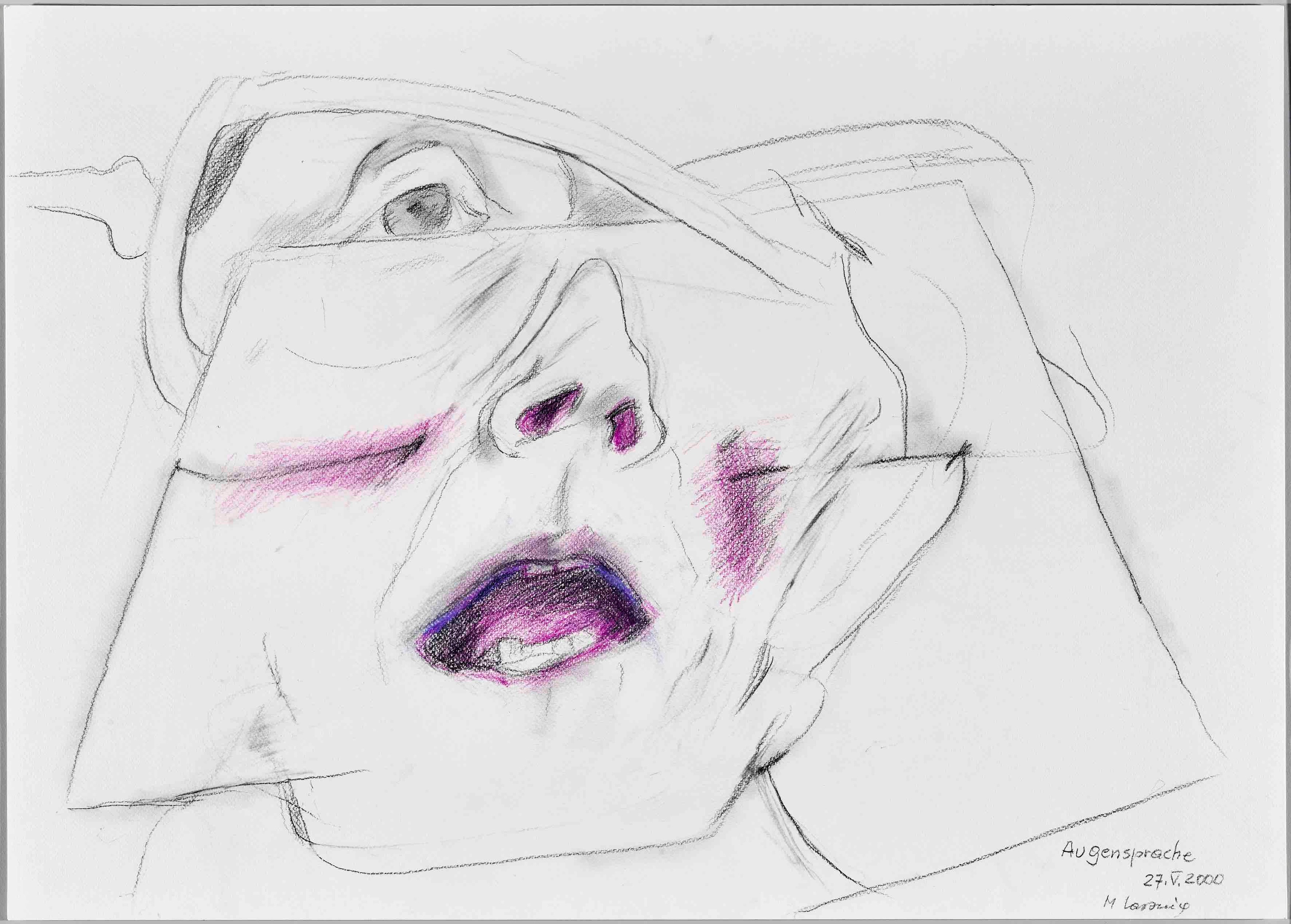 Maria Lassnig, Augensprache: Works on Paper 1974 – 2013 at Capitain Petzel, photo 27