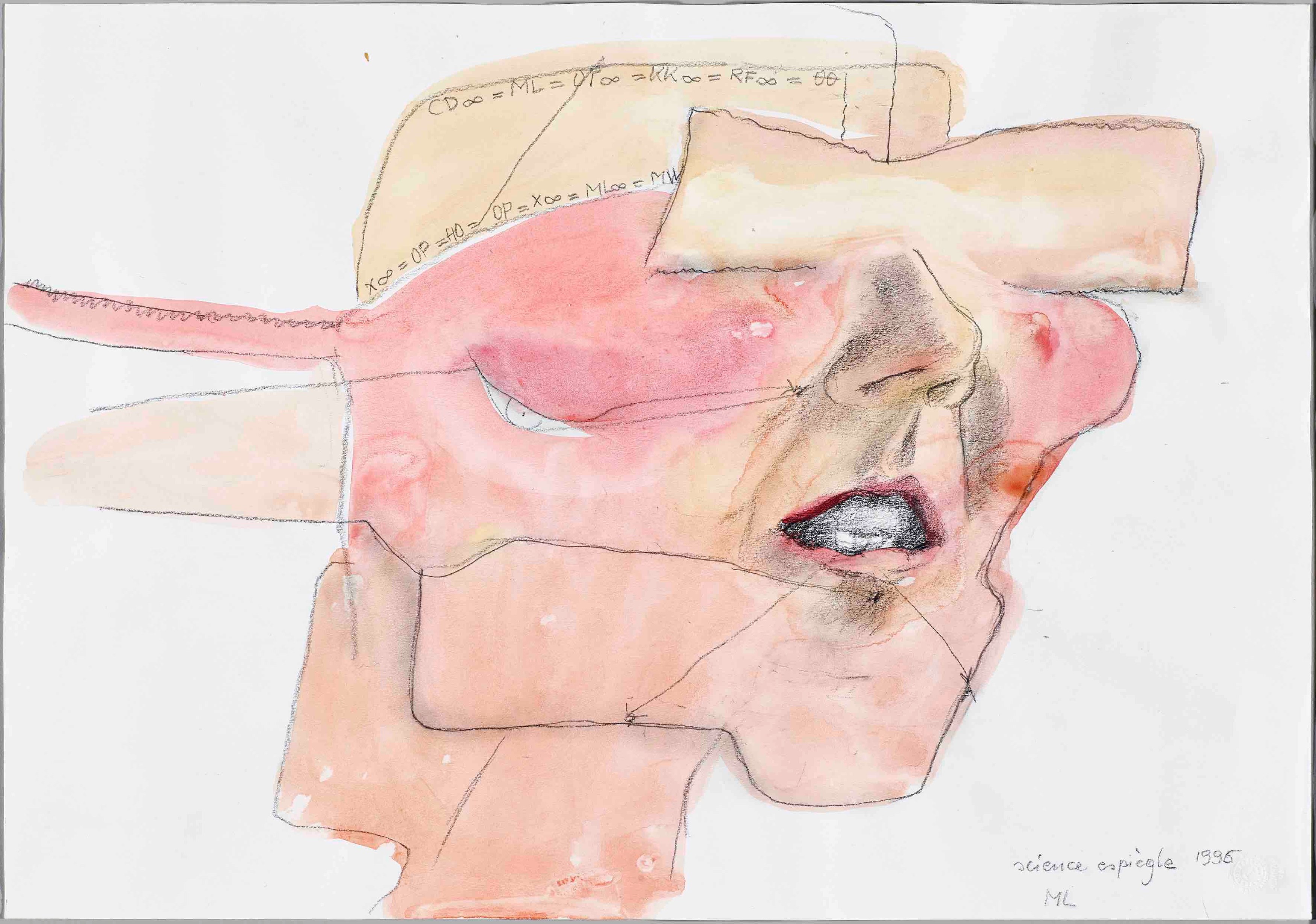Maria Lassnig, Augensprache: Works on Paper 1974 – 2013 at Capitain Petzel, photo 28