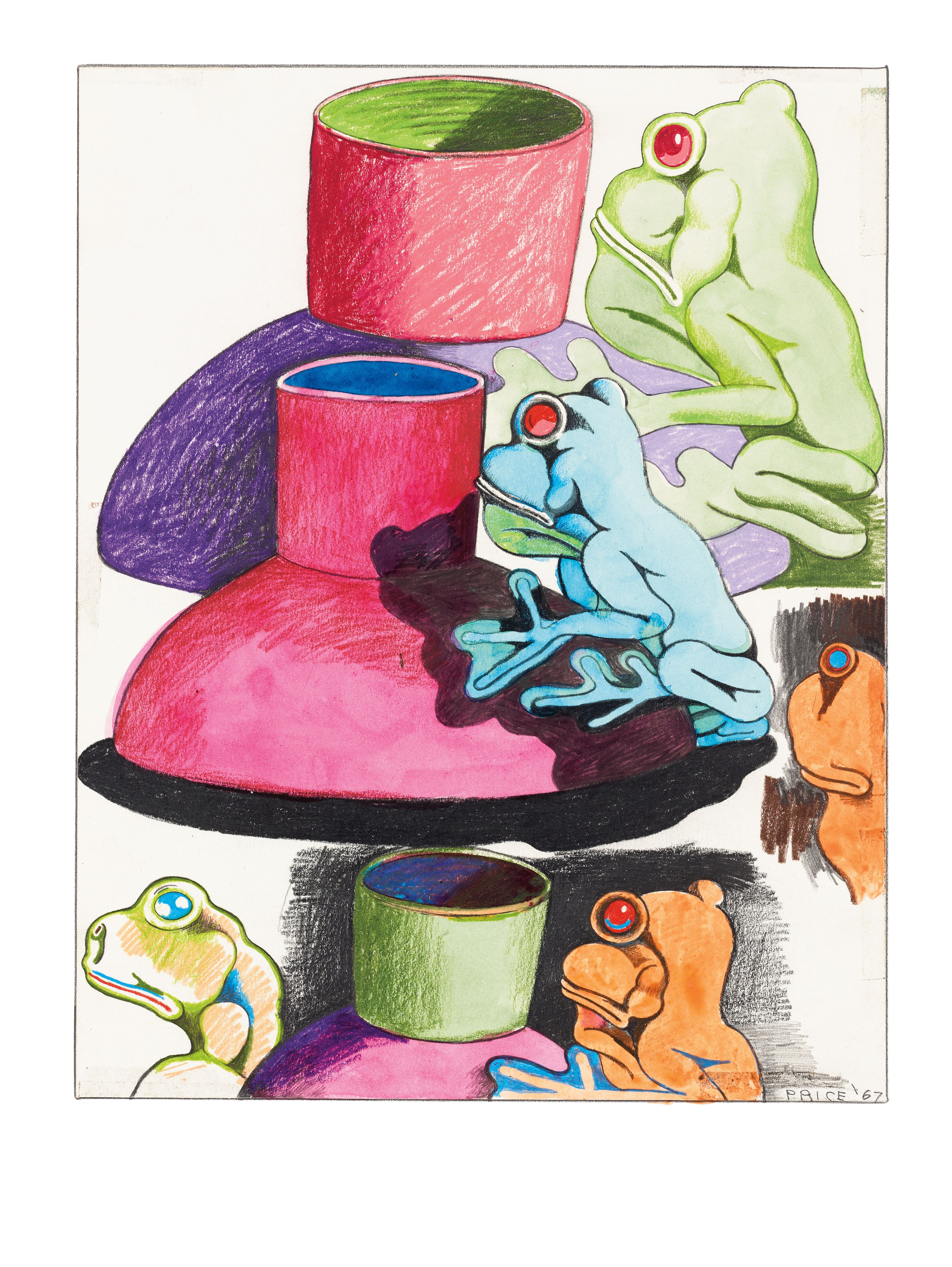 Ken Price, Slow and Steady Wins the Race, Works on Paper, 1962–2010 at The Drawing Center, photo 17