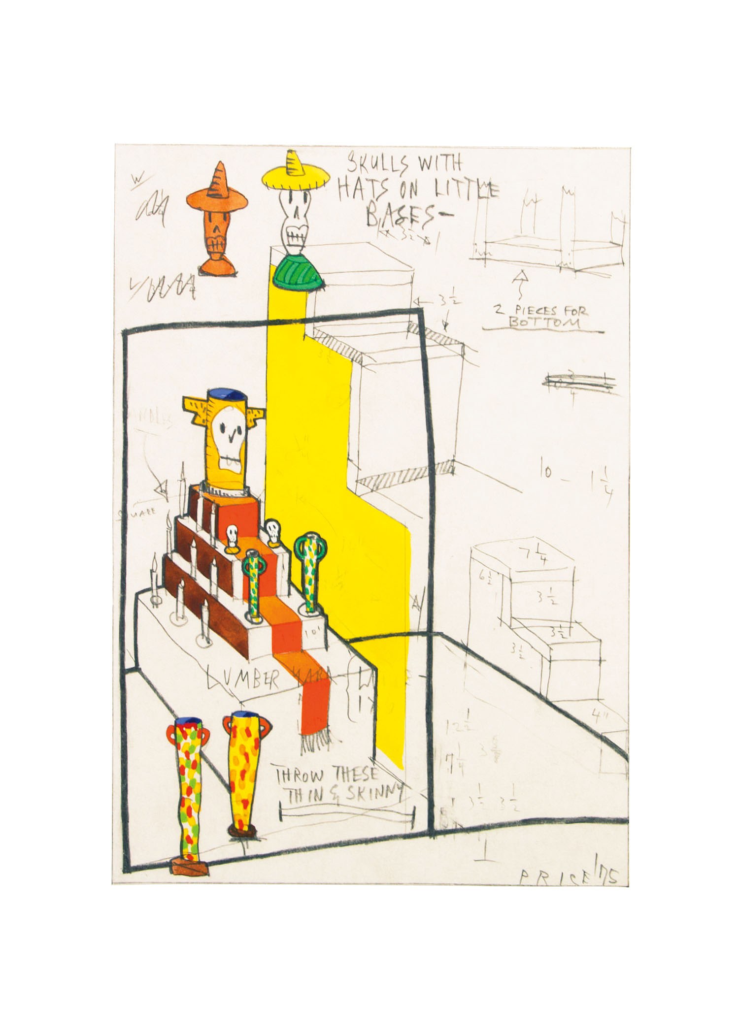 Ken Price, Slow and Steady Wins the Race, Works on Paper, 1962–2010 at The Drawing Center, photo 26