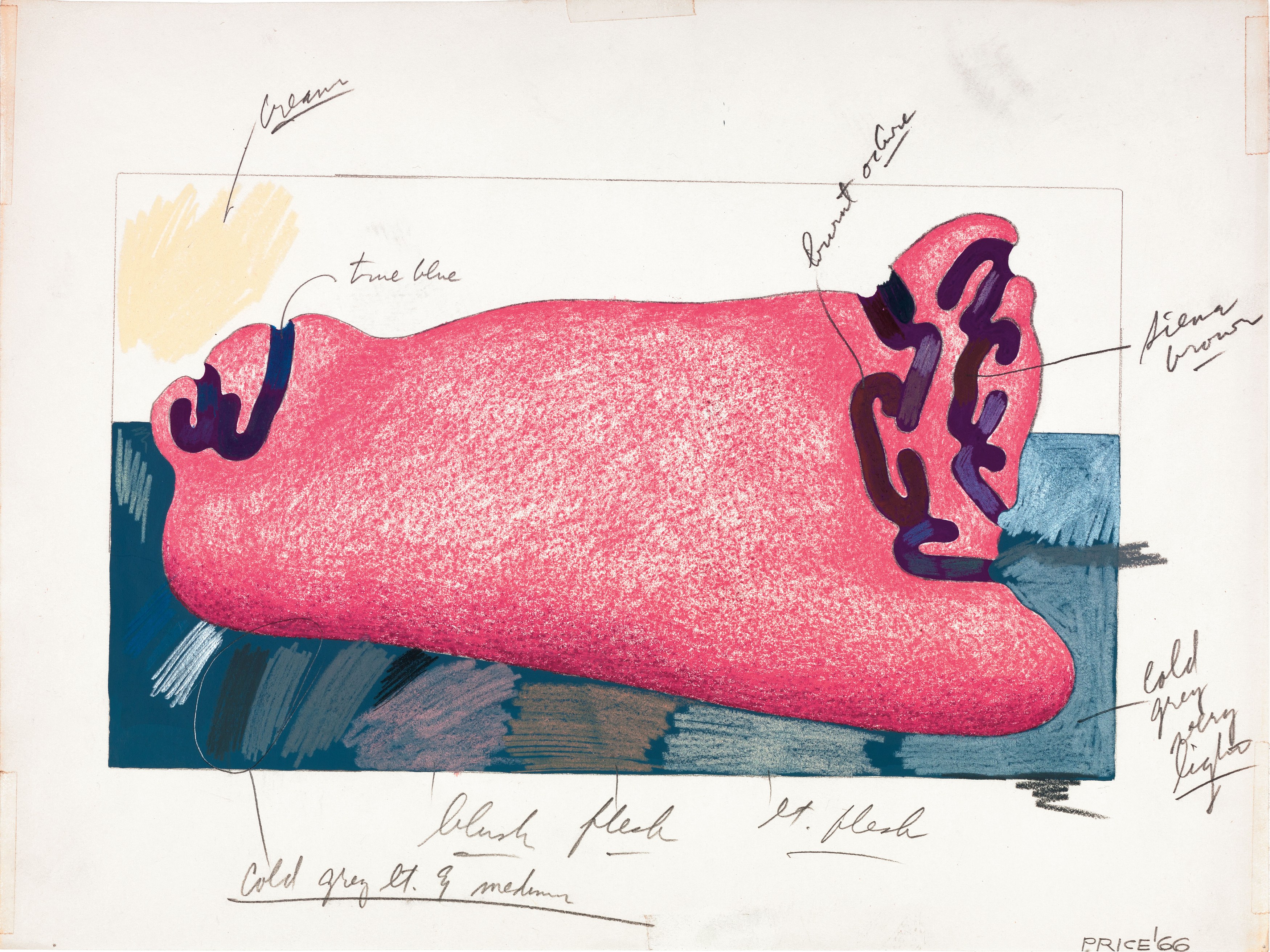 Ken Price, Slow and Steady Wins the Race, Works on Paper, 1962–2010 at The Drawing Center, photo 61