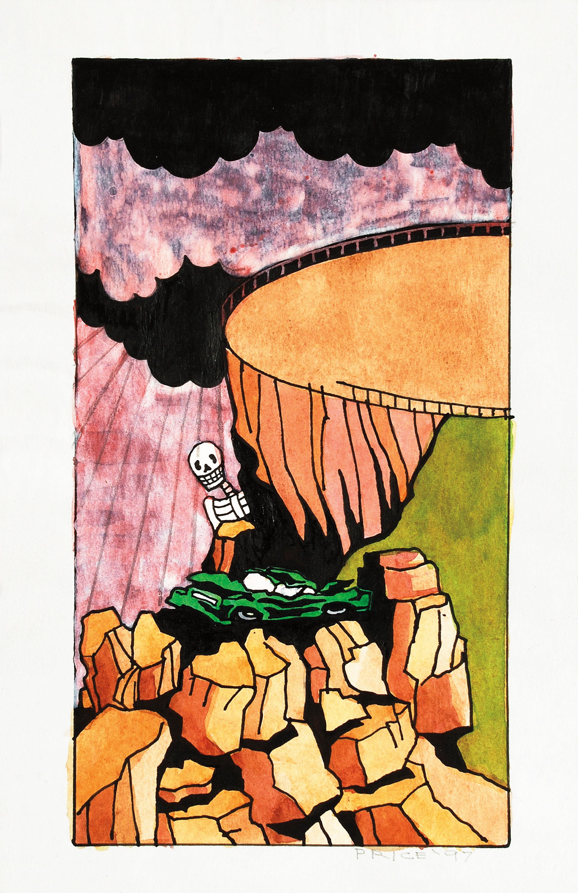 Ken Price, Slow and Steady Wins the Race, Works on Paper, 1962–2010 at The Drawing Center, photo 83