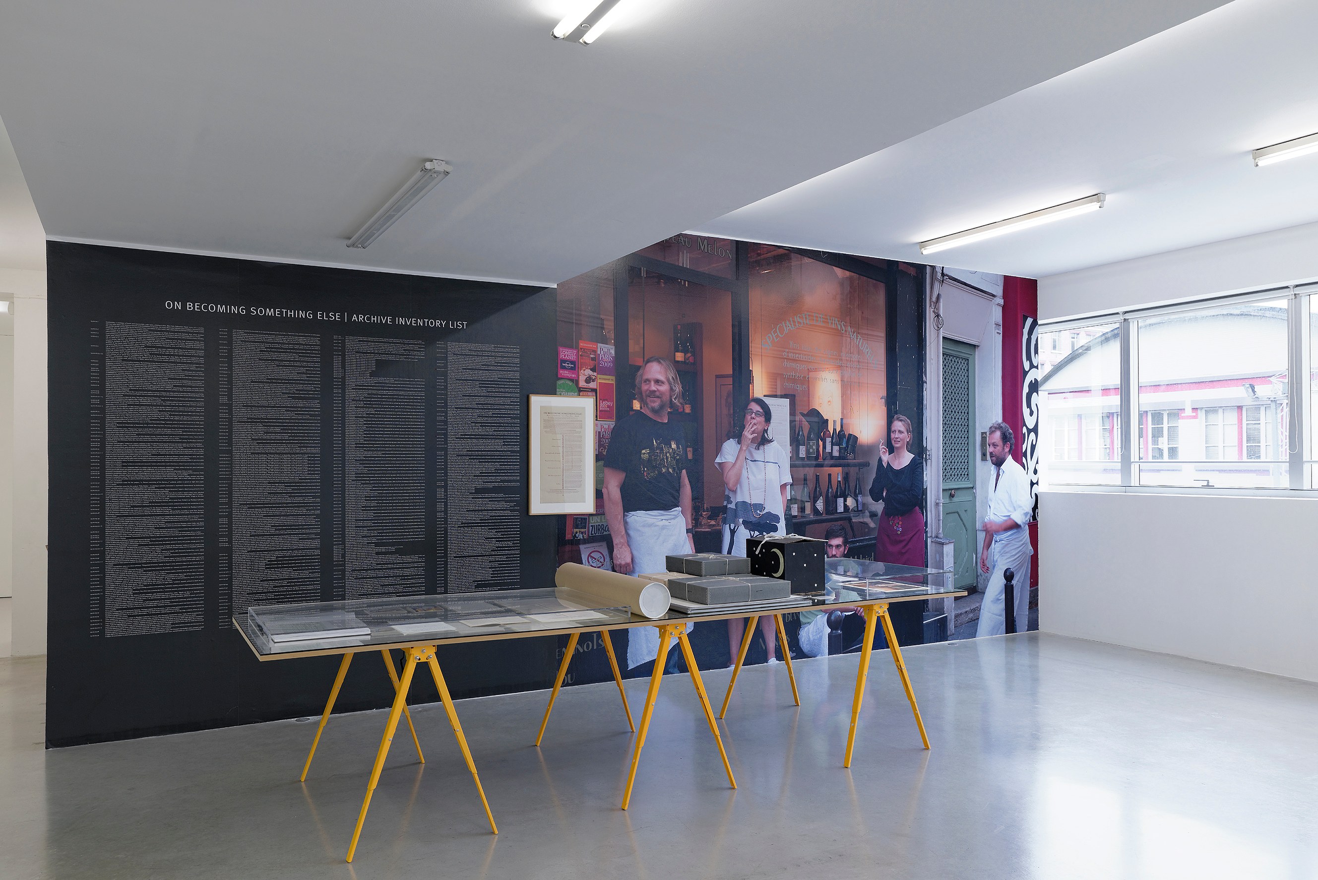 Ben Kinmont, Sometimes you must close a door to enter another room at Air de Paris, photo 3