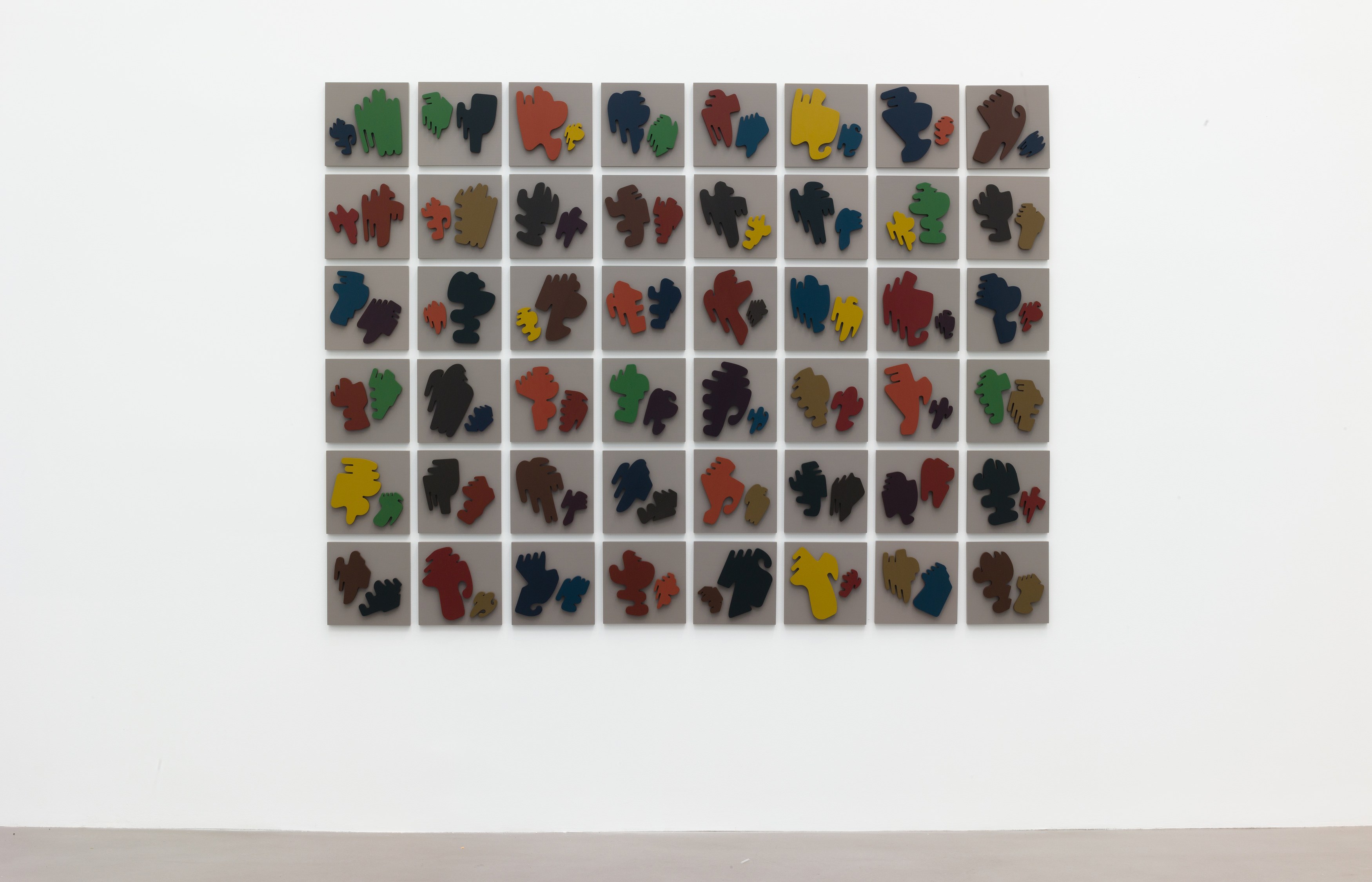 Allan McCollum, The Shapes Project: Perfect Couples at Petzel, photo 45