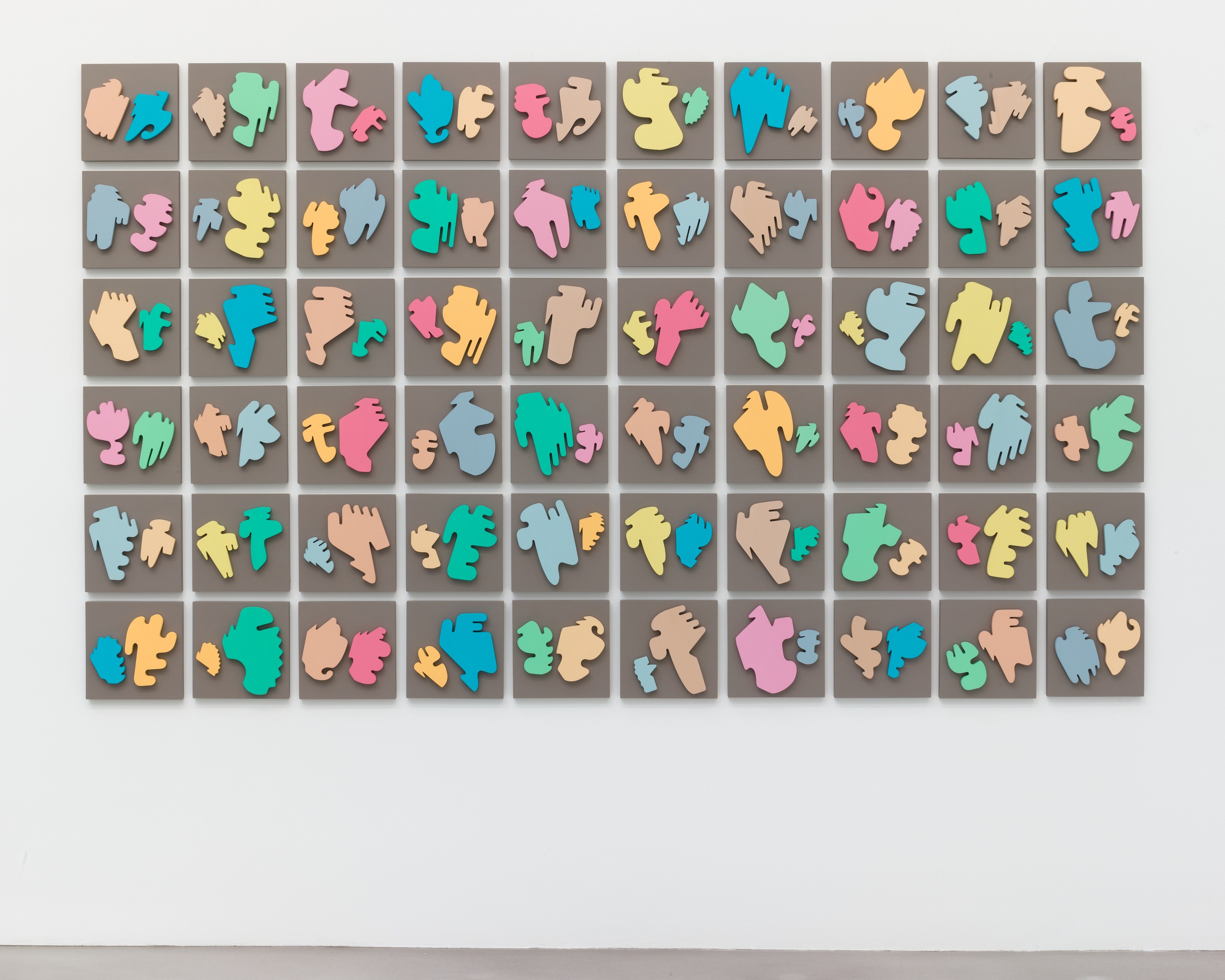 Allan McCollum, The Shapes Project: Perfect Couples at Petzel, photo 31