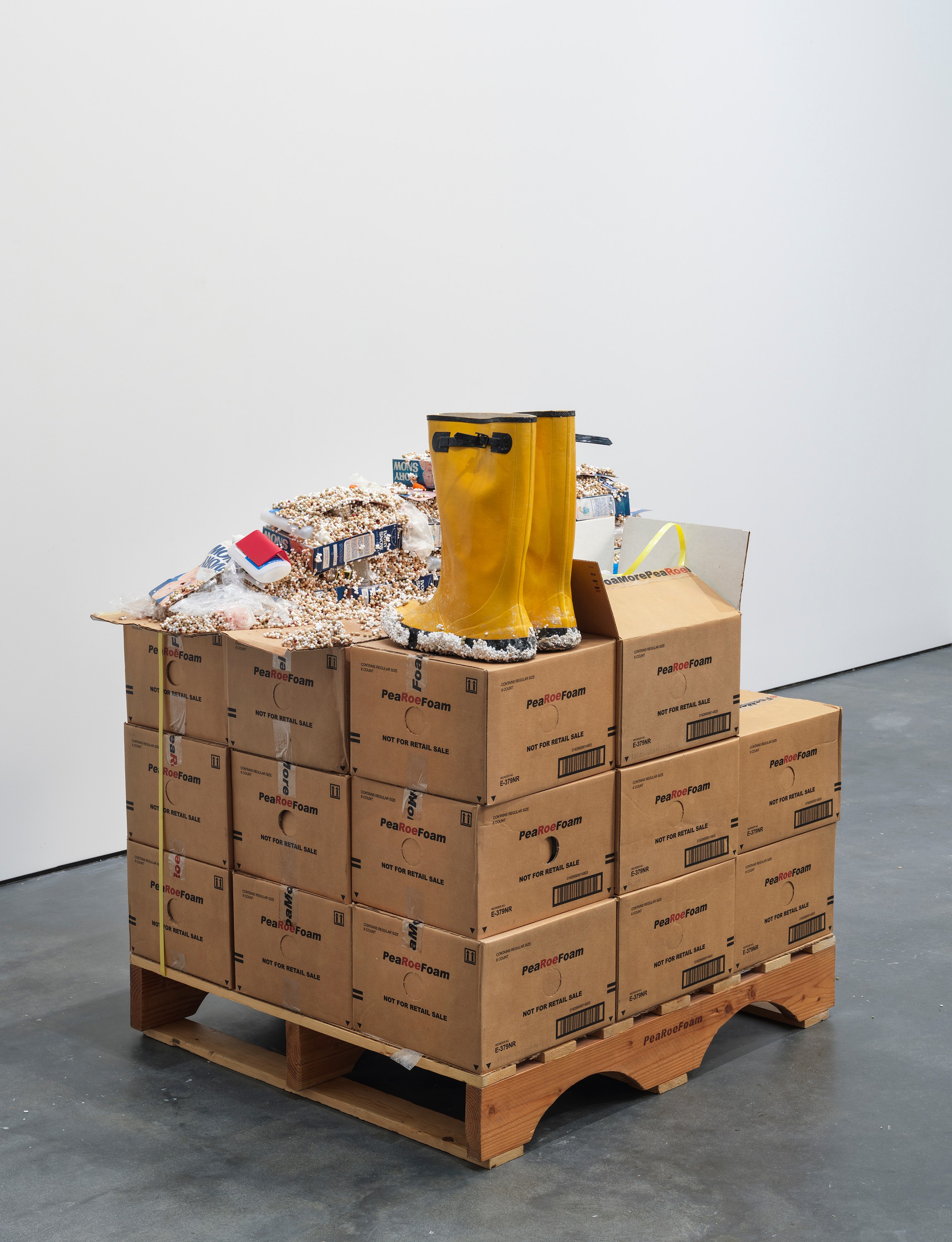 Jason Rhoades, PeaRoeFoam at Josh Smith Studio, Brooklyn, photo 11