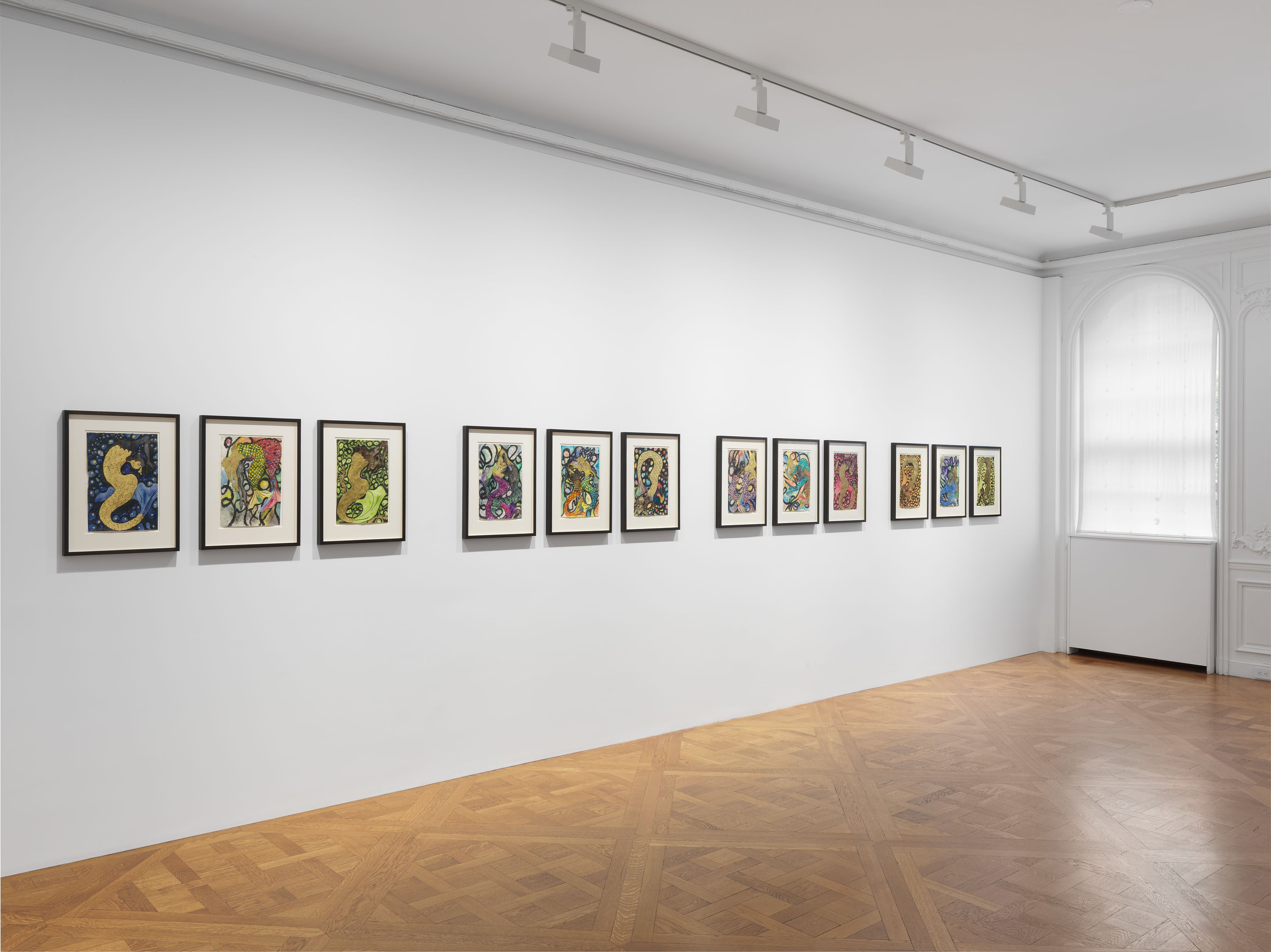 Chris Ofili, Dangerous Liaisons at Josh Smith Studio, Brooklyn, photo 2