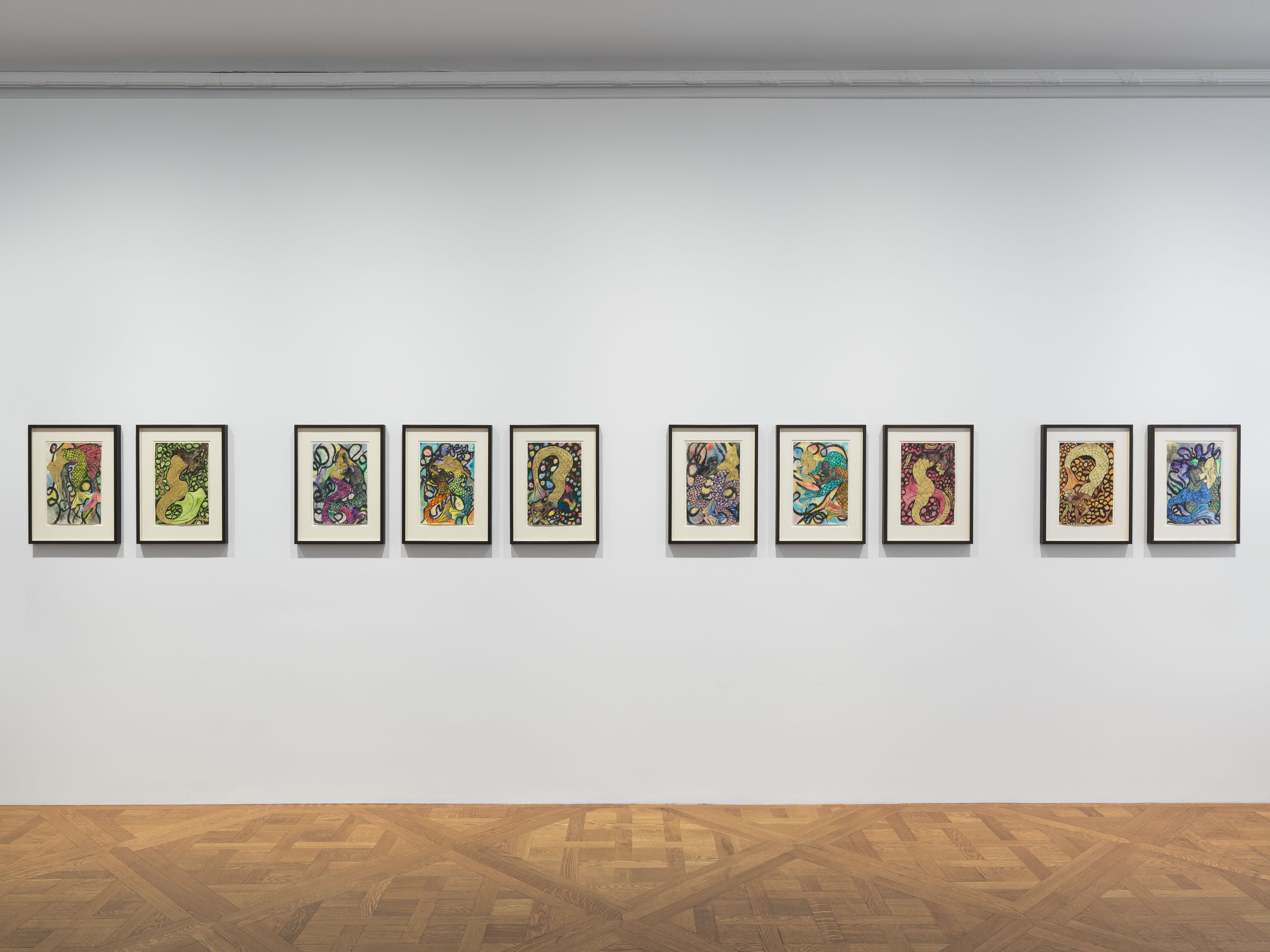 Chris Ofili, Dangerous Liaisons at Josh Smith Studio, Brooklyn, photo 3