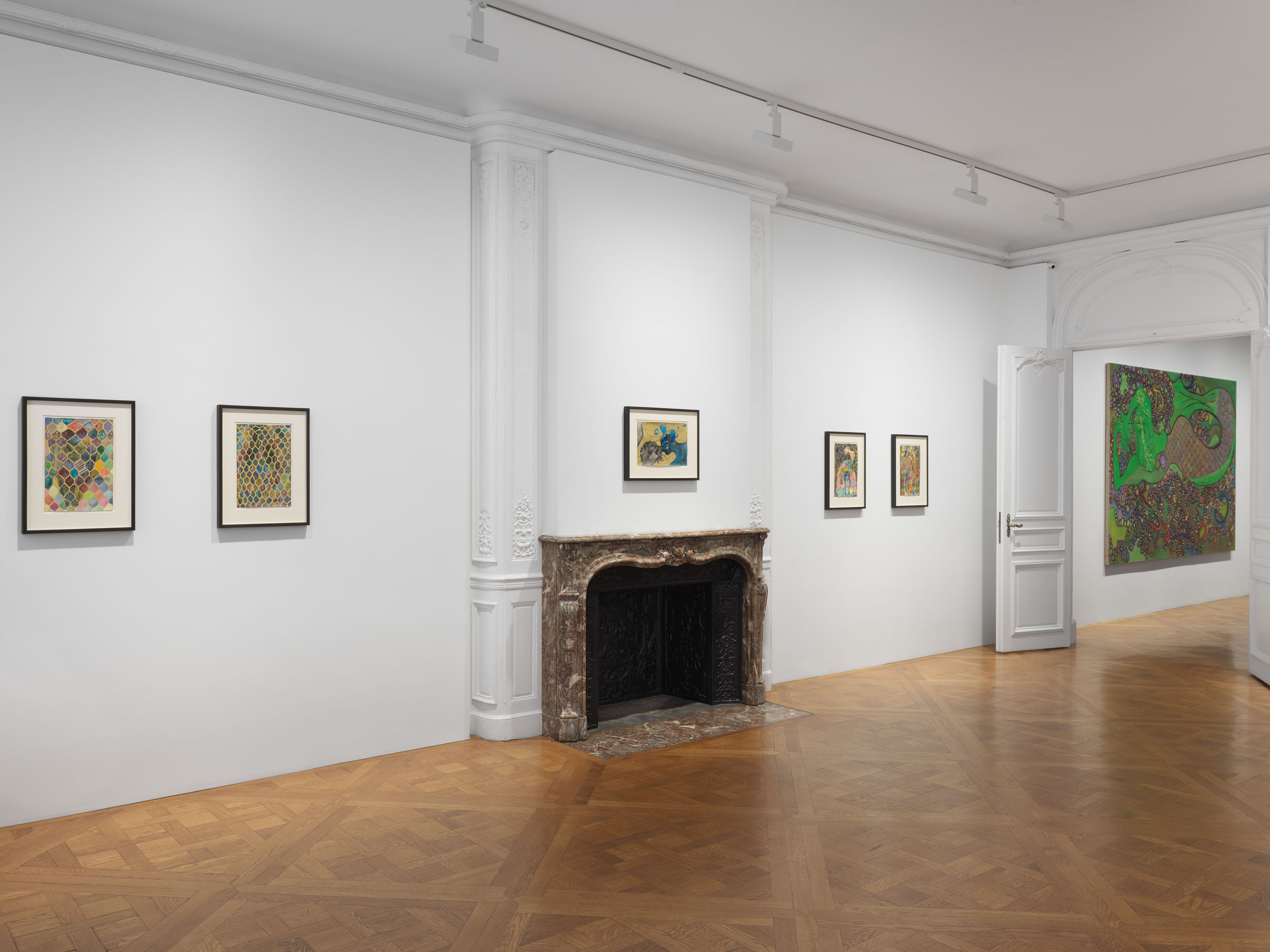 Chris Ofili, Dangerous Liaisons at Josh Smith Studio, Brooklyn, photo 7