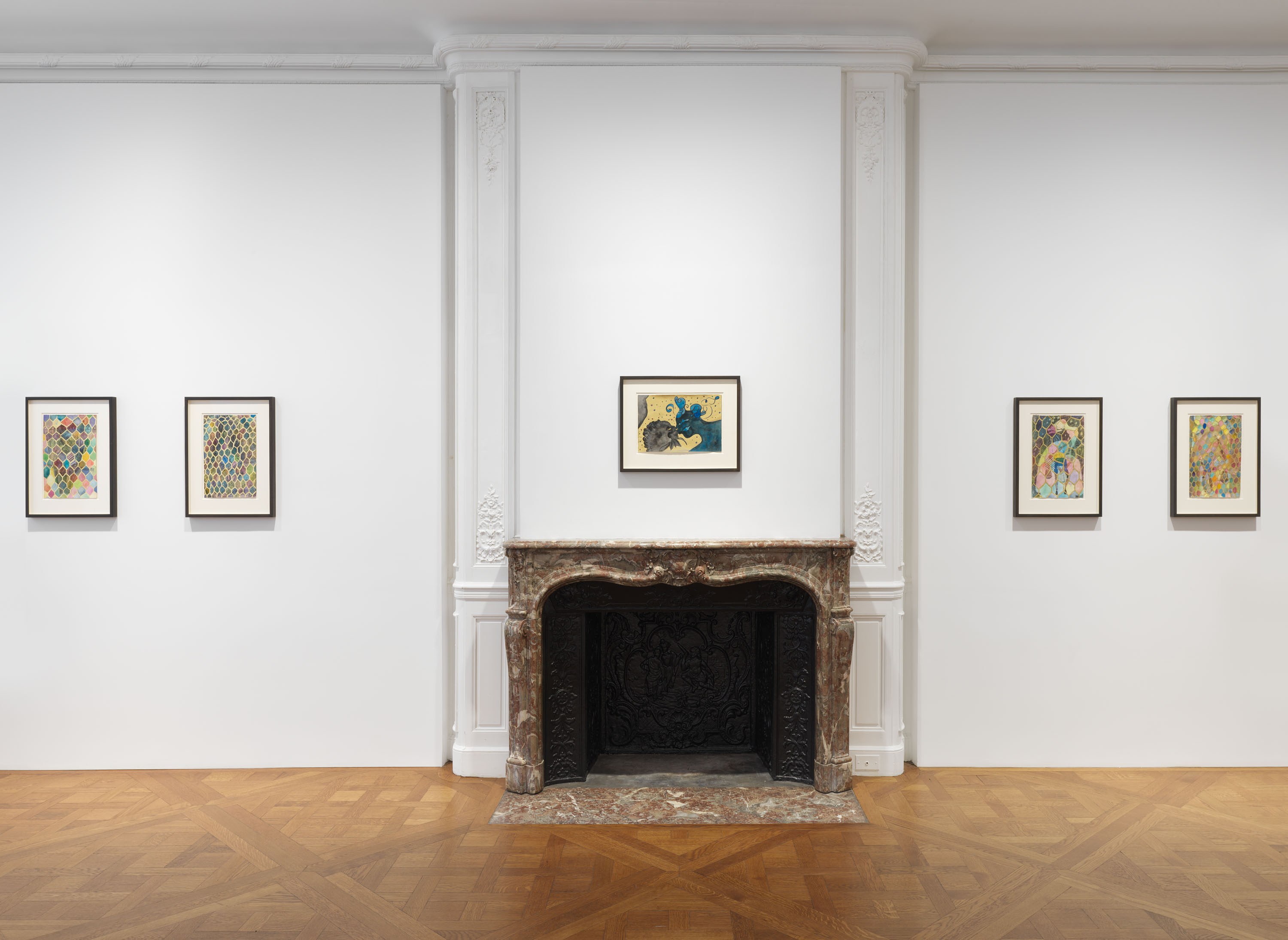 Chris Ofili, Dangerous Liaisons at Josh Smith Studio, Brooklyn, photo 8
