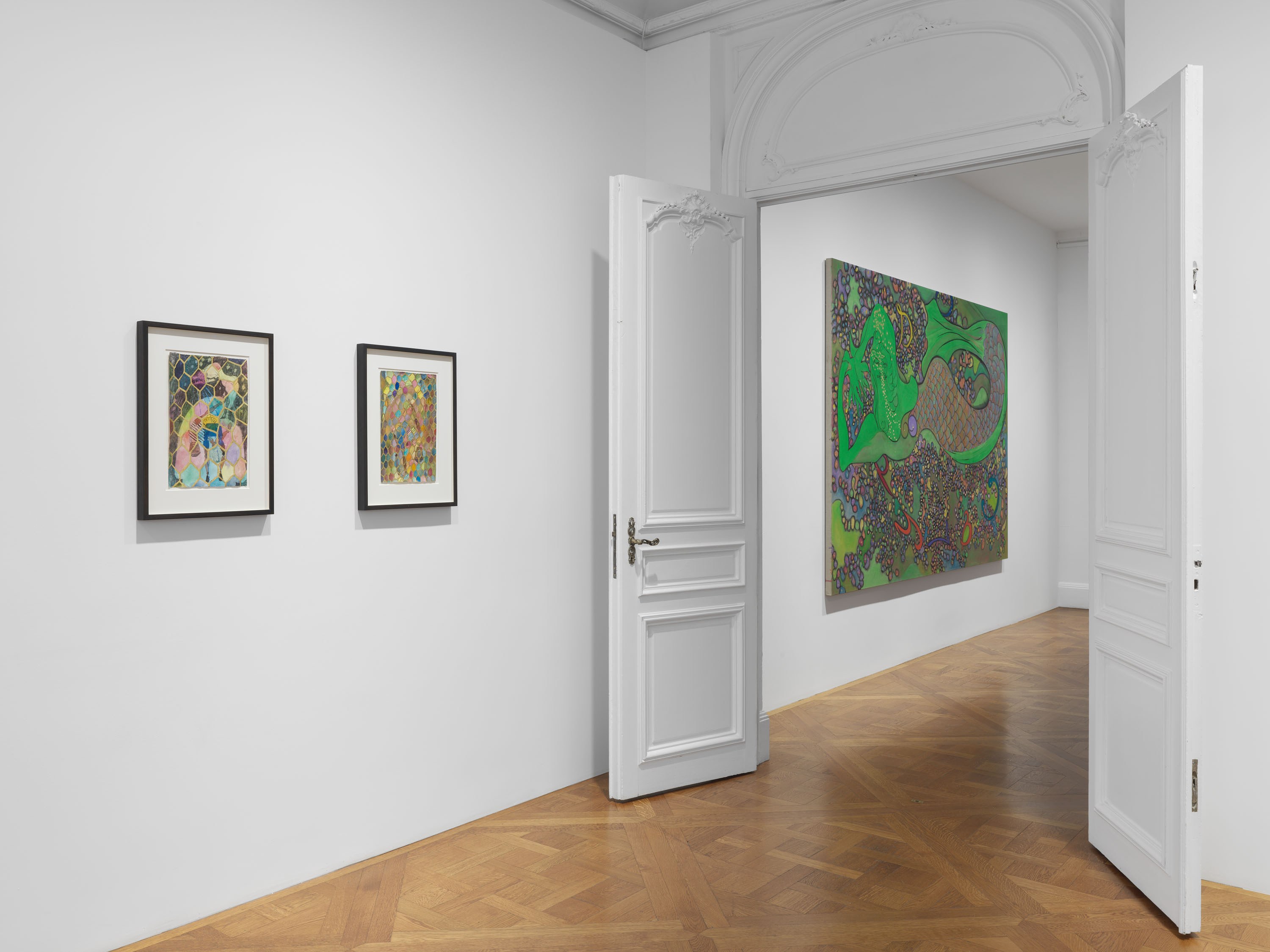 Chris Ofili, Dangerous Liaisons at Josh Smith Studio, Brooklyn, photo 9
