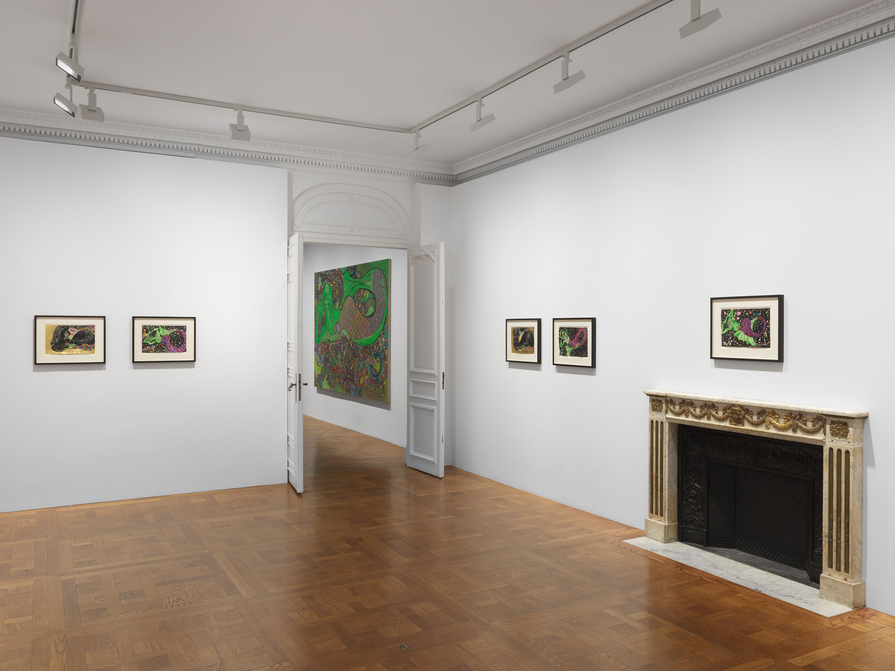 Chris Ofili, Dangerous Liaisons at Josh Smith Studio, Brooklyn, photo 15