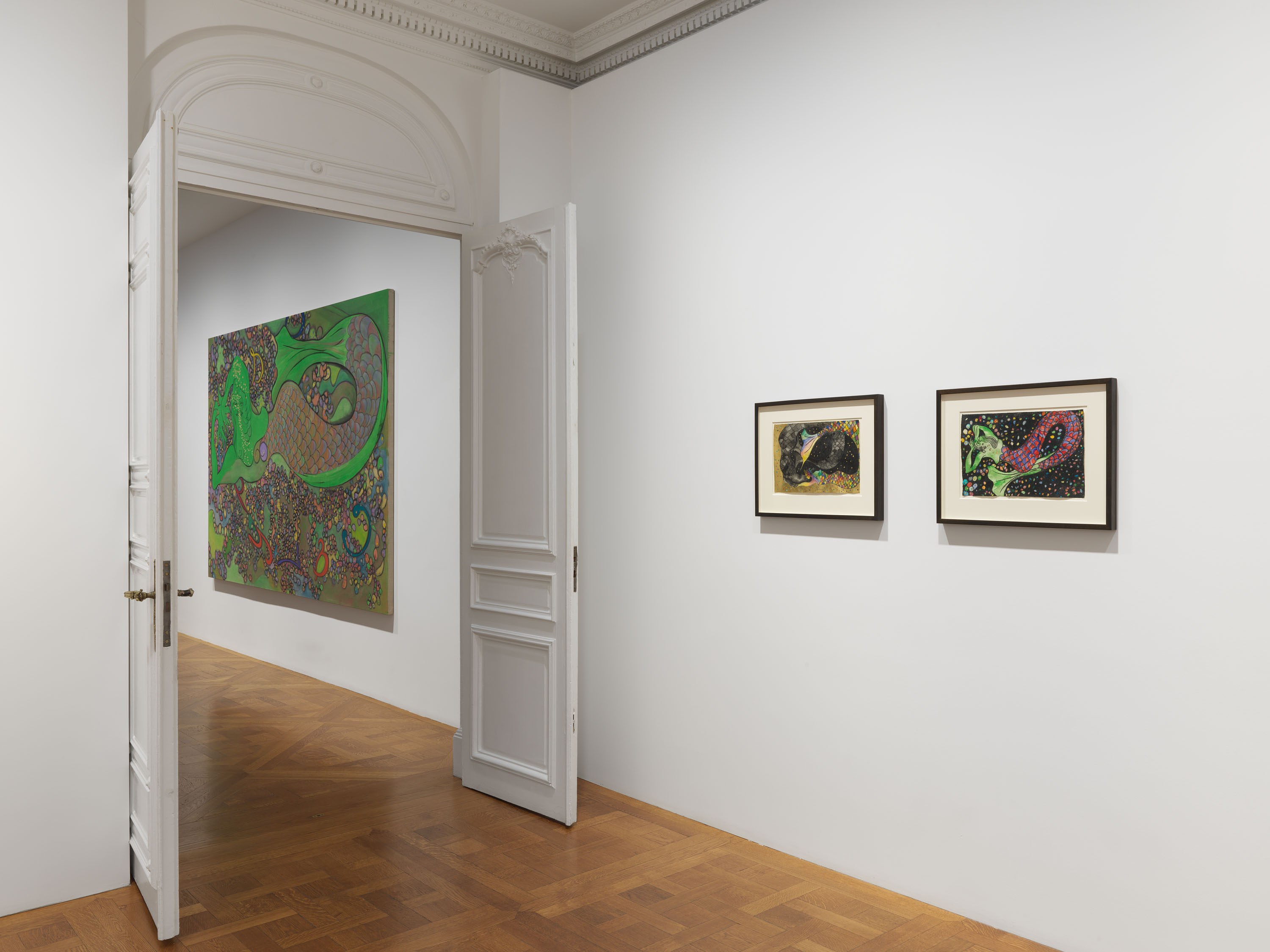 Chris Ofili, Dangerous Liaisons at Josh Smith Studio, Brooklyn, photo 16