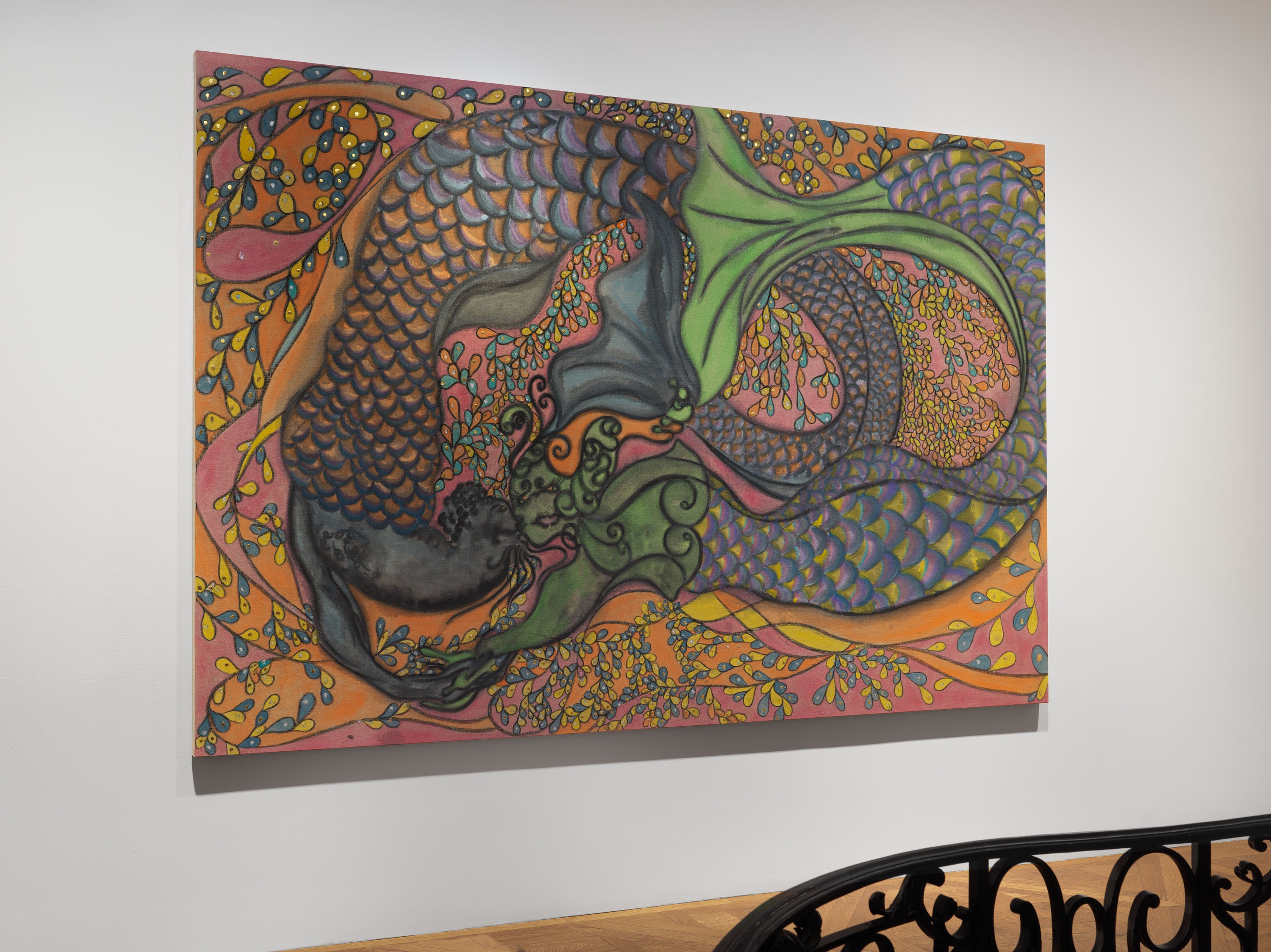Chris Ofili, Dangerous Liaisons at Josh Smith Studio, Brooklyn, photo 17