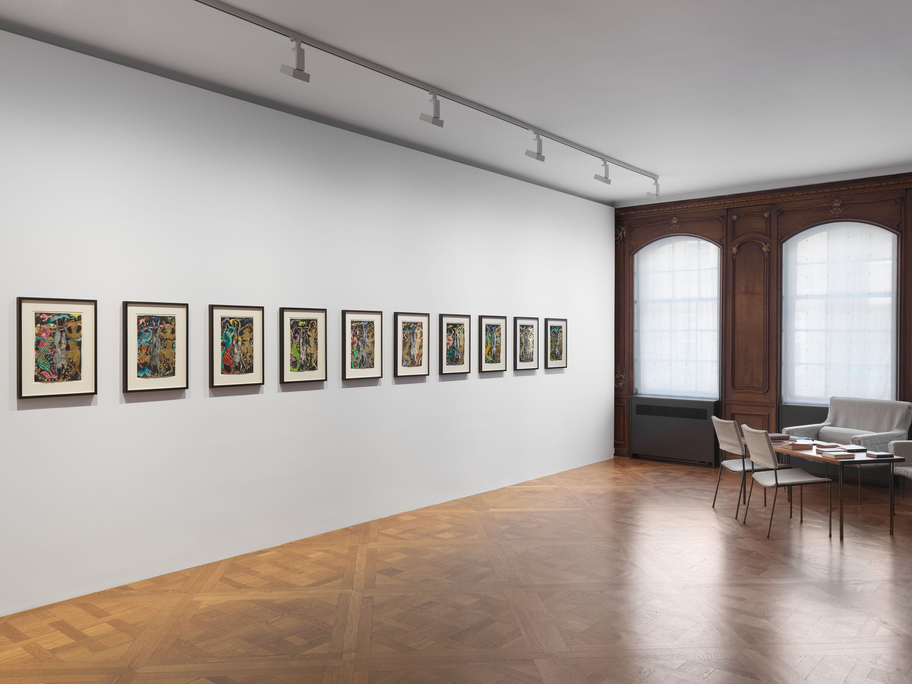 Chris Ofili, Dangerous Liaisons at Josh Smith Studio, Brooklyn, photo 18
