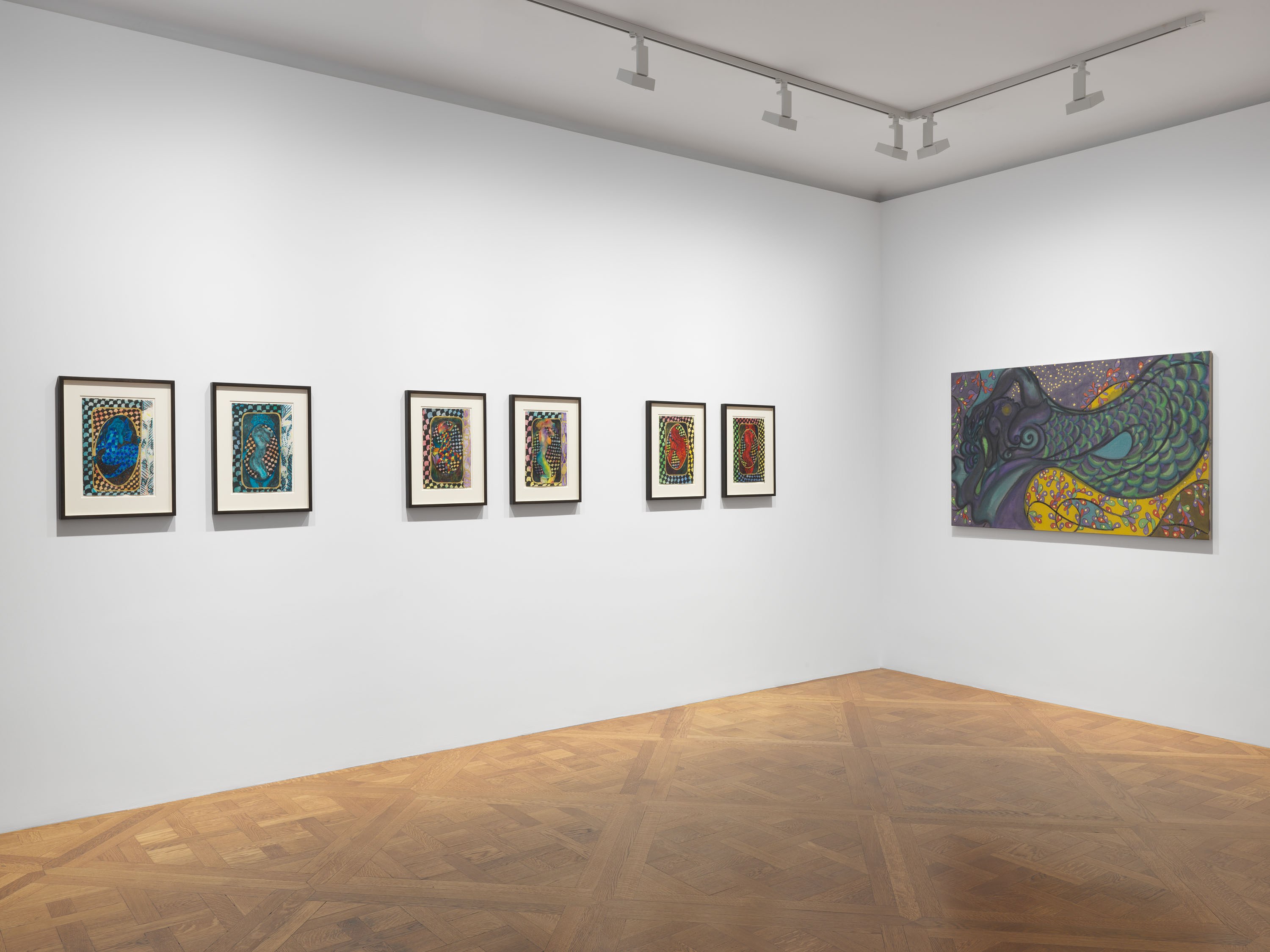 Chris Ofili, Dangerous Liaisons at Josh Smith Studio, Brooklyn, photo 23