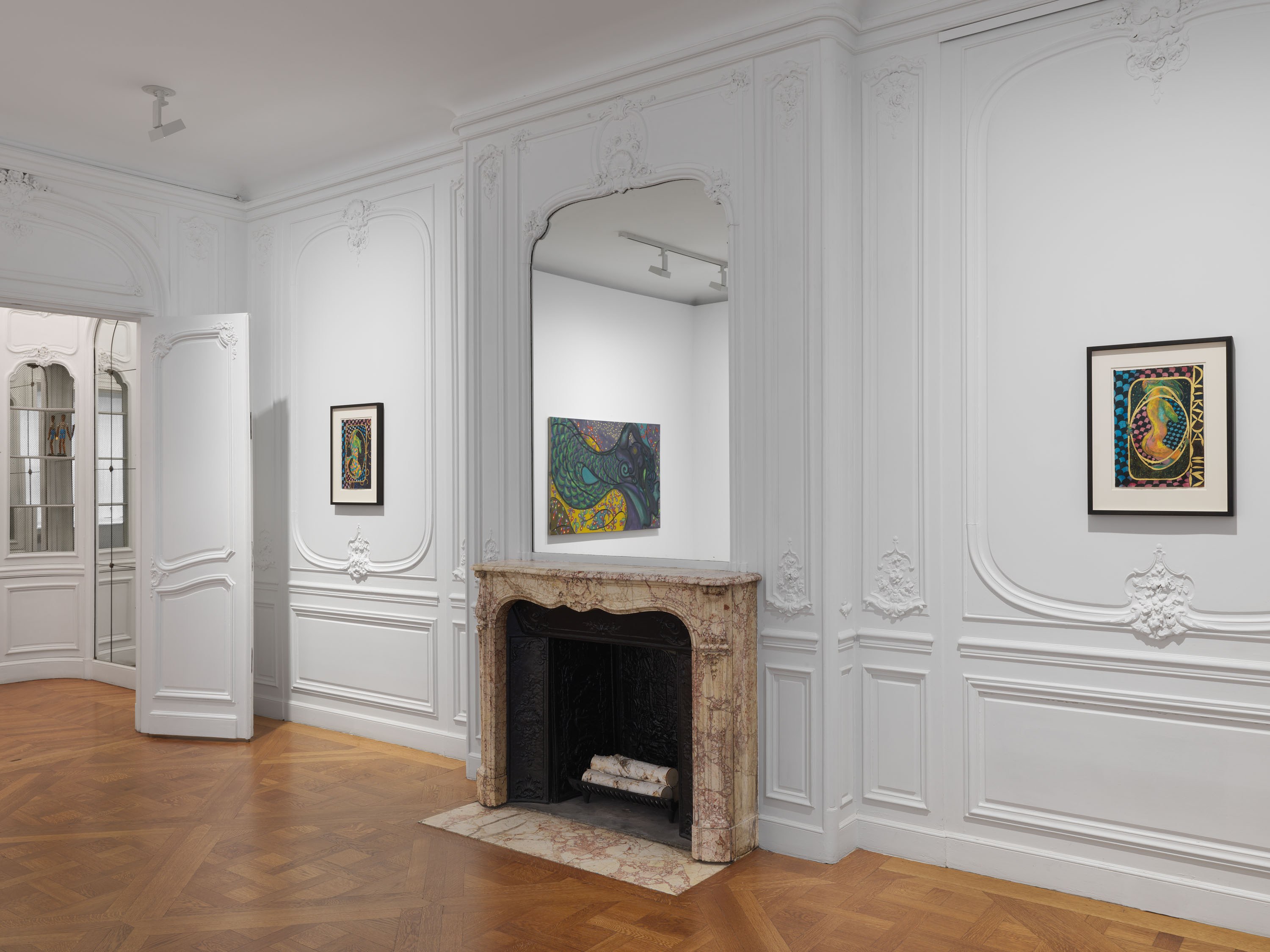Chris Ofili, Dangerous Liaisons at Josh Smith Studio, Brooklyn, photo 24
