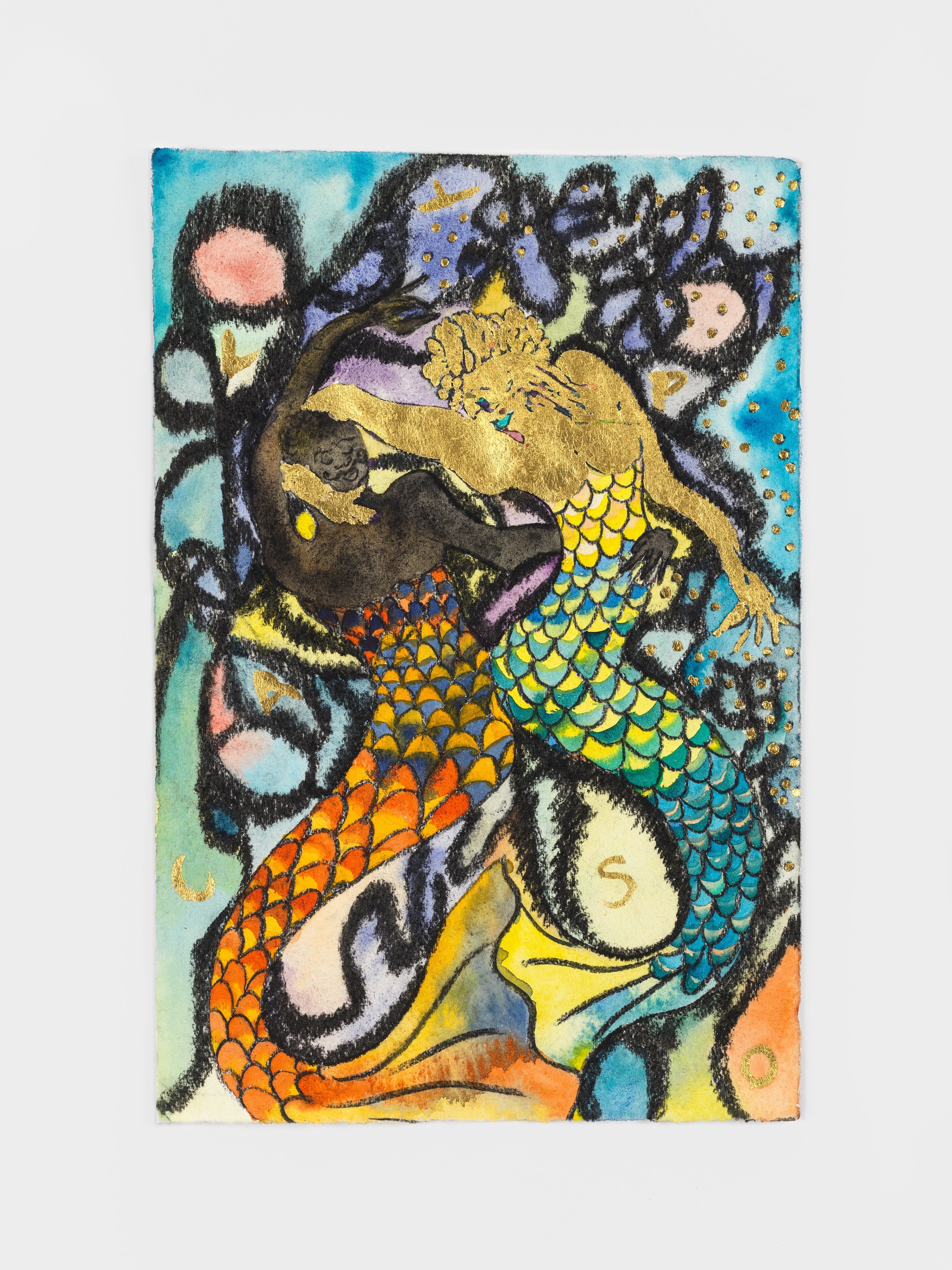 Chris Ofili, Dangerous Liaisons at Josh Smith Studio, Brooklyn, photo 26