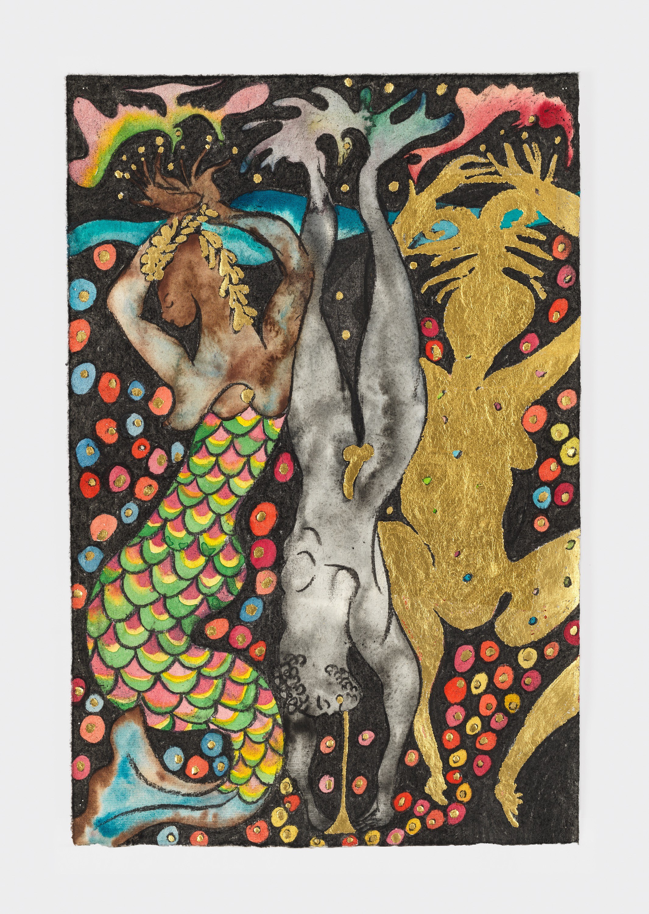 Chris Ofili, Dangerous Liaisons at Josh Smith Studio, Brooklyn, photo 30