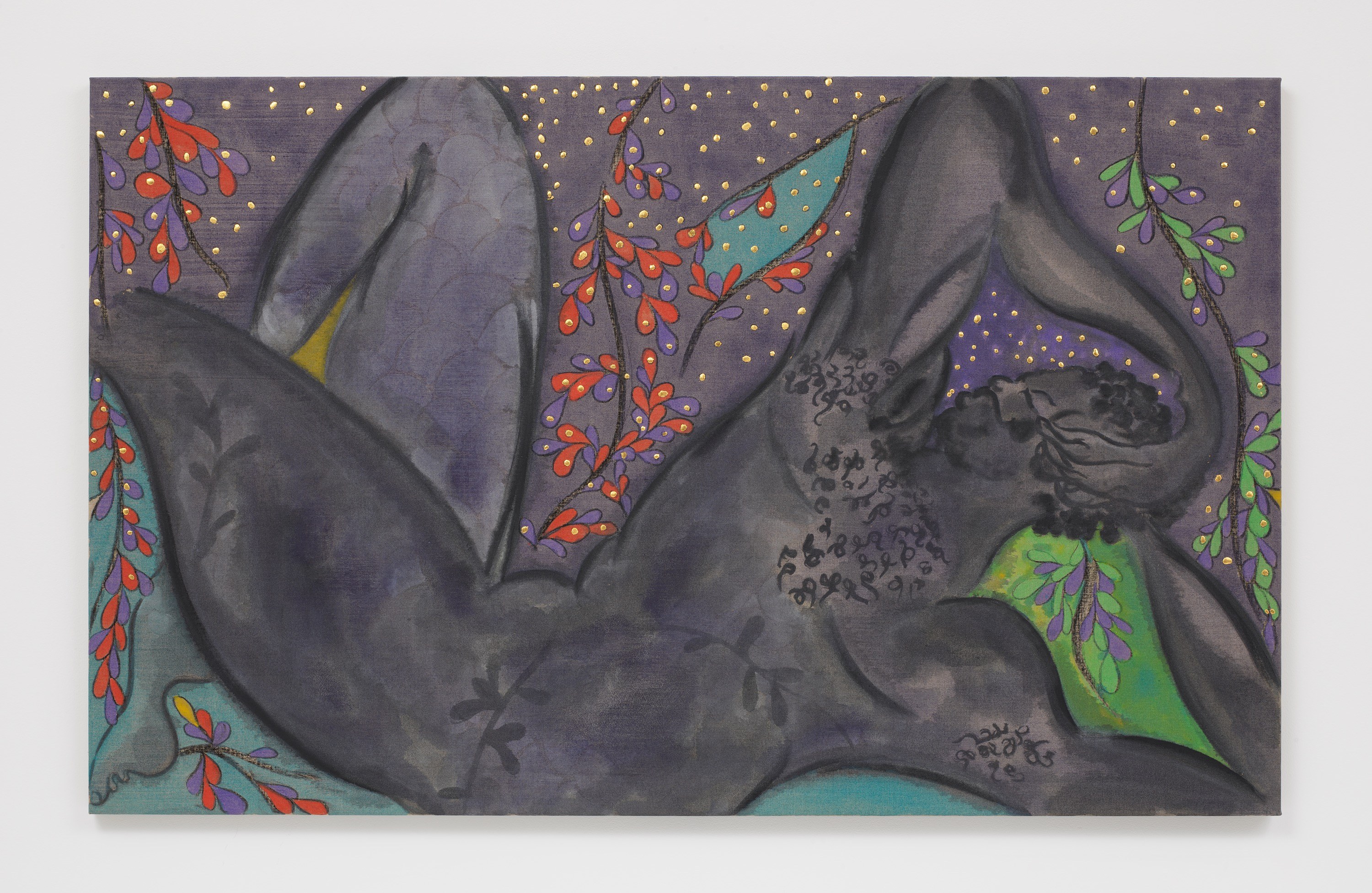 Chris Ofili, Dangerous Liaisons at Josh Smith Studio, Brooklyn, photo 32