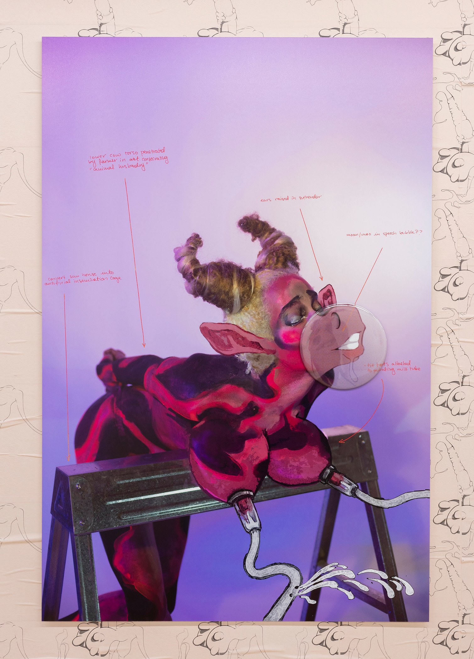 Juliana Huxtable, Interfertility Industrial Complex: Snatch The Calf Back at Reena Spaulings Fine Art, photo 16