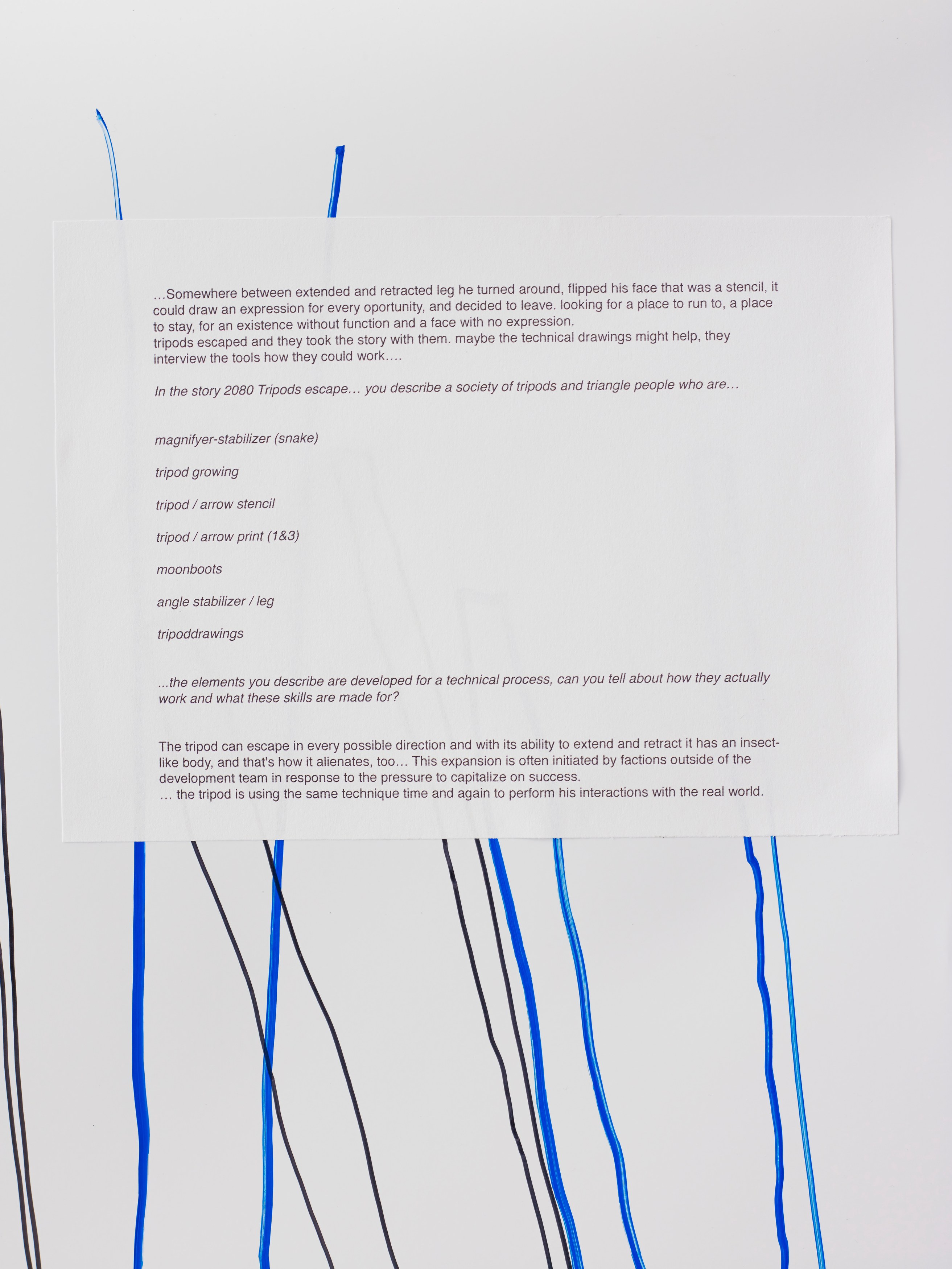 Nora Schultz, The tripods' escape at Isabella Bortolozzi, photo 40