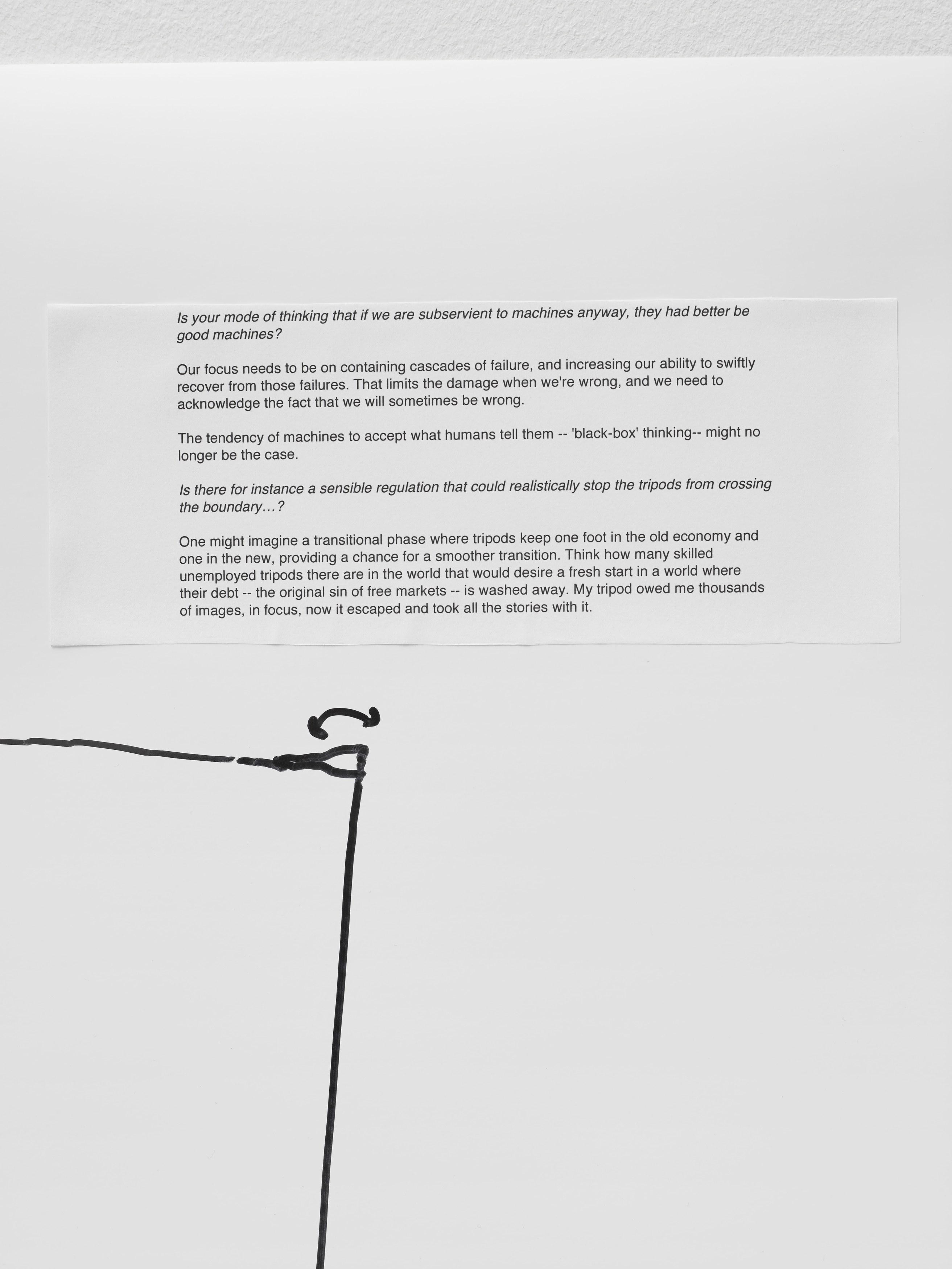 Nora Schultz, The tripods' escape at Isabella Bortolozzi, photo 45