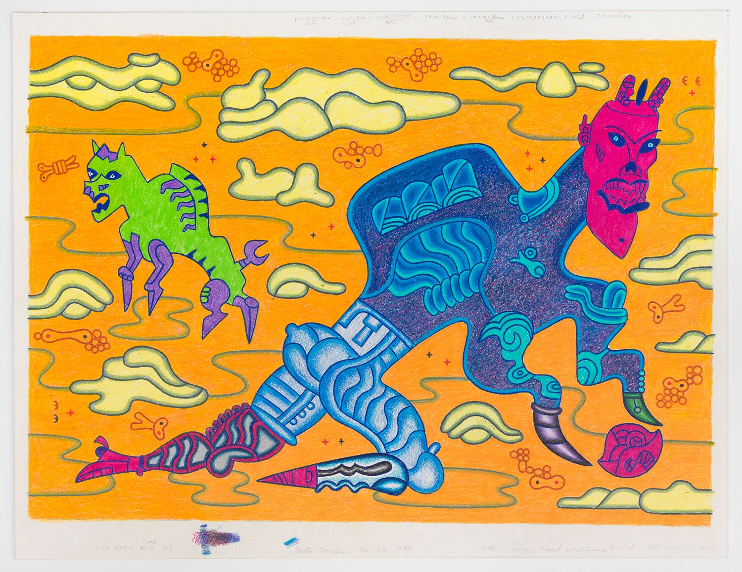 Karl Wirsum, Unmixedly at Ease: 50 Years of Drawing at Derek Eller Gallery, photo 12