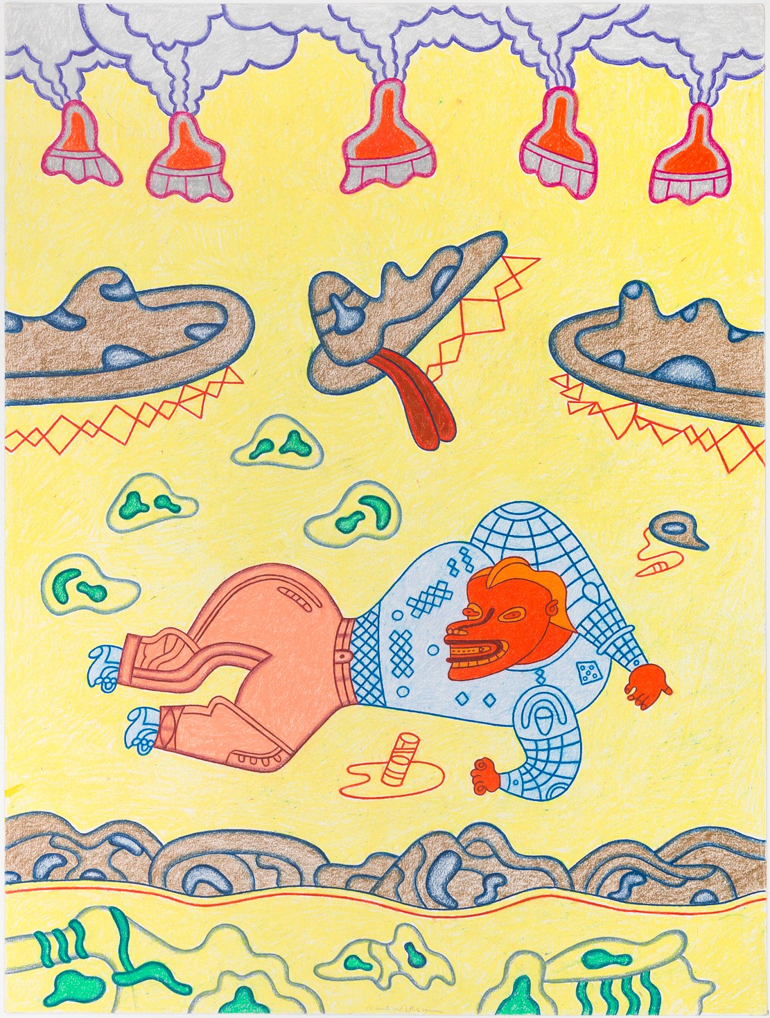 Karl Wirsum, Unmixedly at Ease: 50 Years of Drawing at Derek Eller Gallery, photo 15