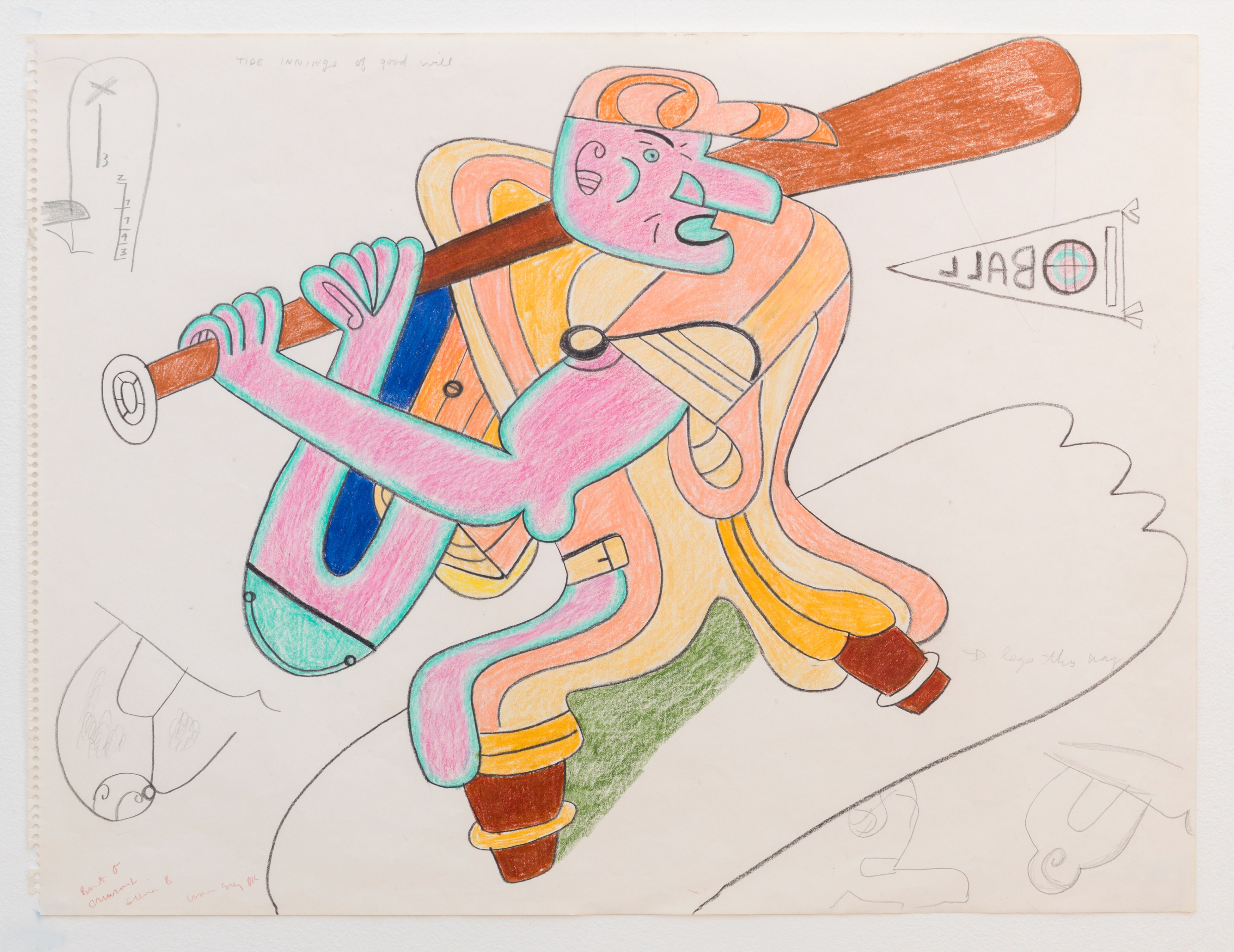 Karl Wirsum, Unmixedly at Ease: 50 Years of Drawing at Derek Eller Gallery, photo 16