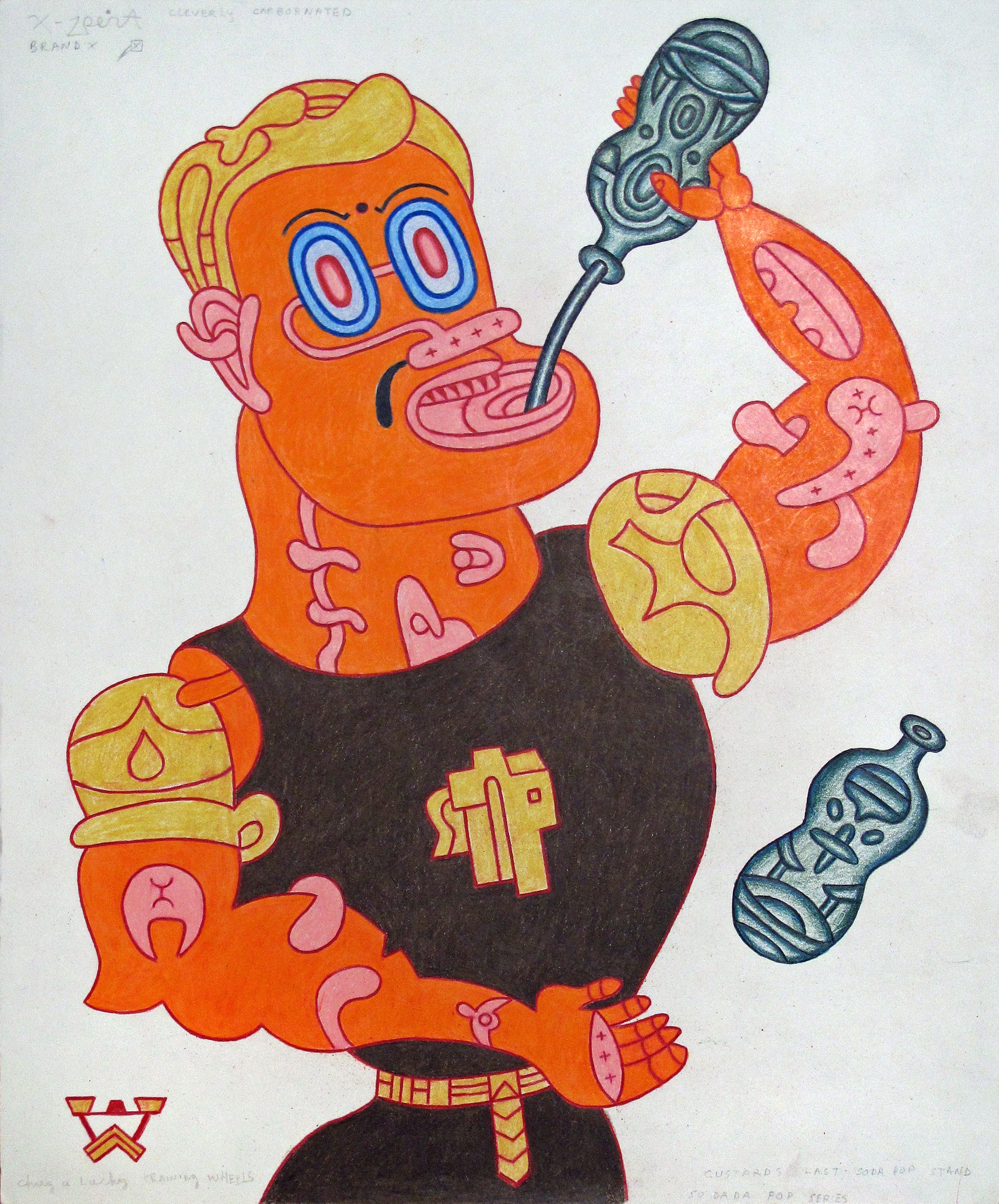 Karl Wirsum, Unmixedly at Ease: 50 Years of Drawing at Derek Eller Gallery, photo 38