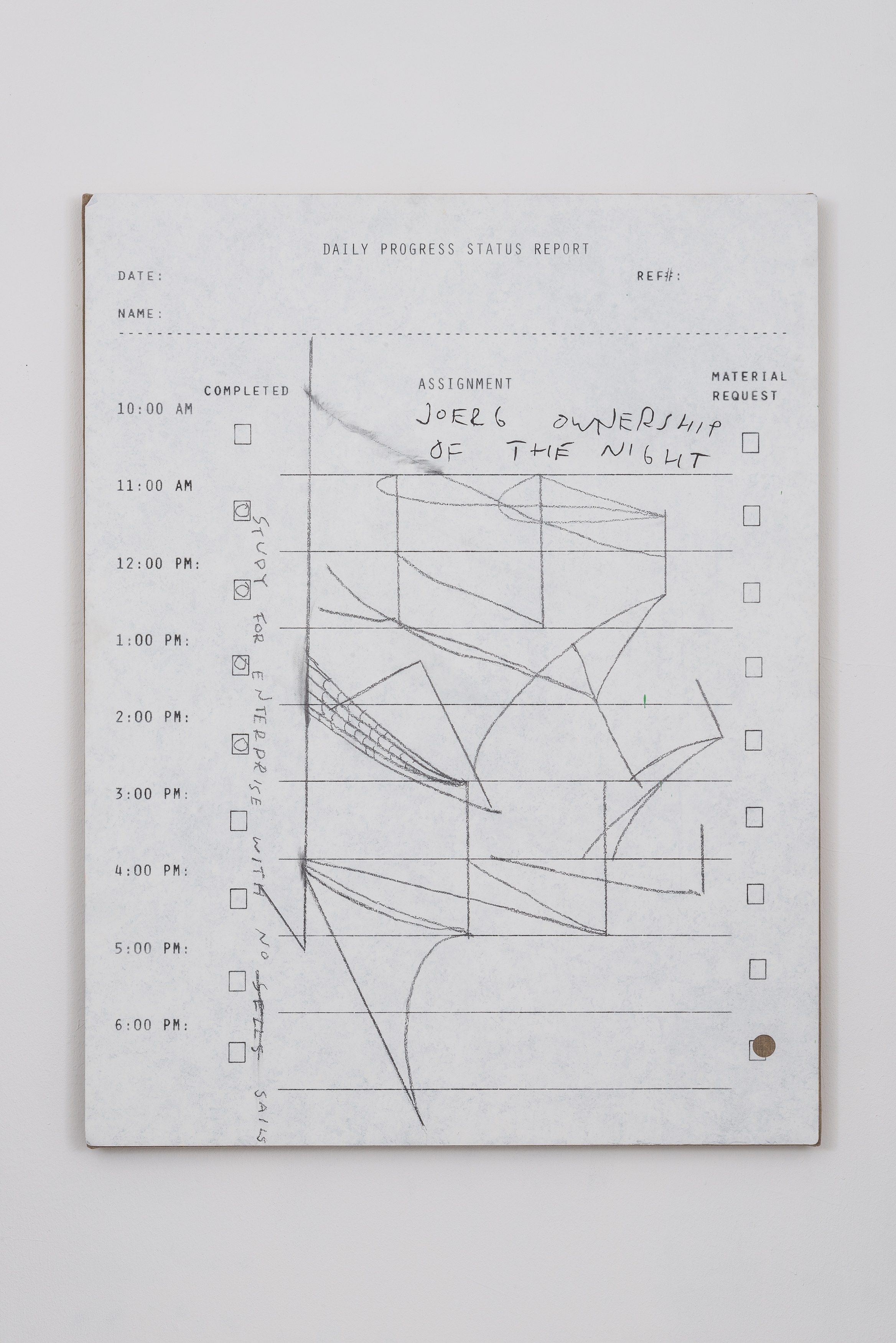 Eric Wesley, Daily Progress Status Reports at Bortolami, photo 24