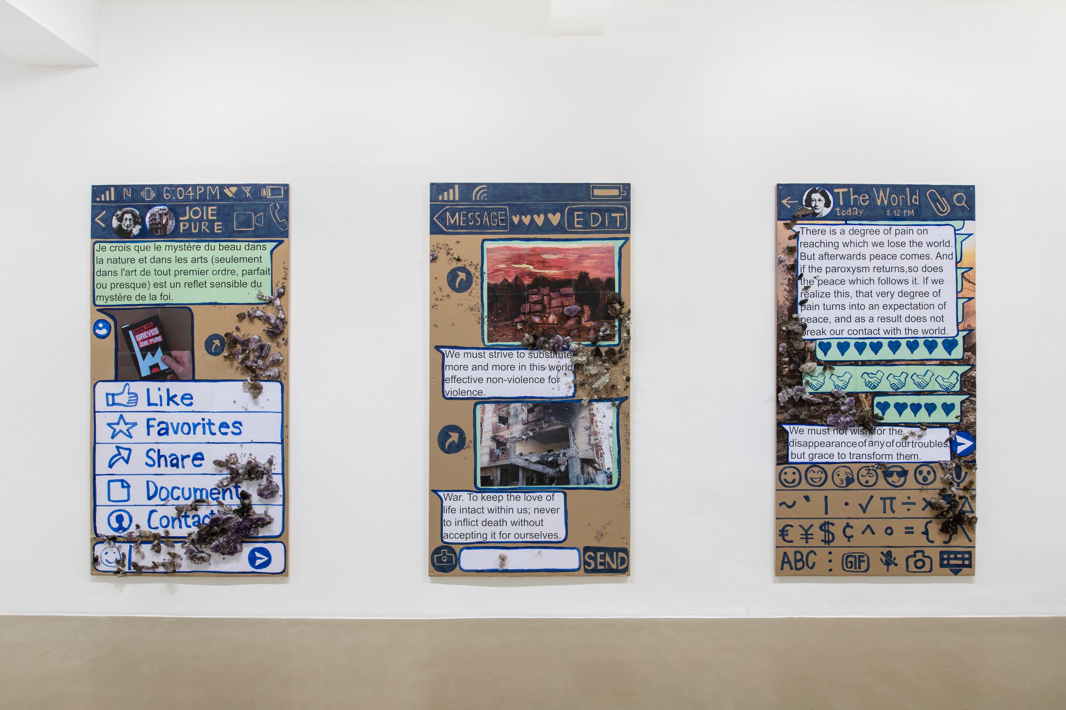 Thomas Hirschhorn, Eternal Ruins at Galerie Chantal Crousel, photo 3
