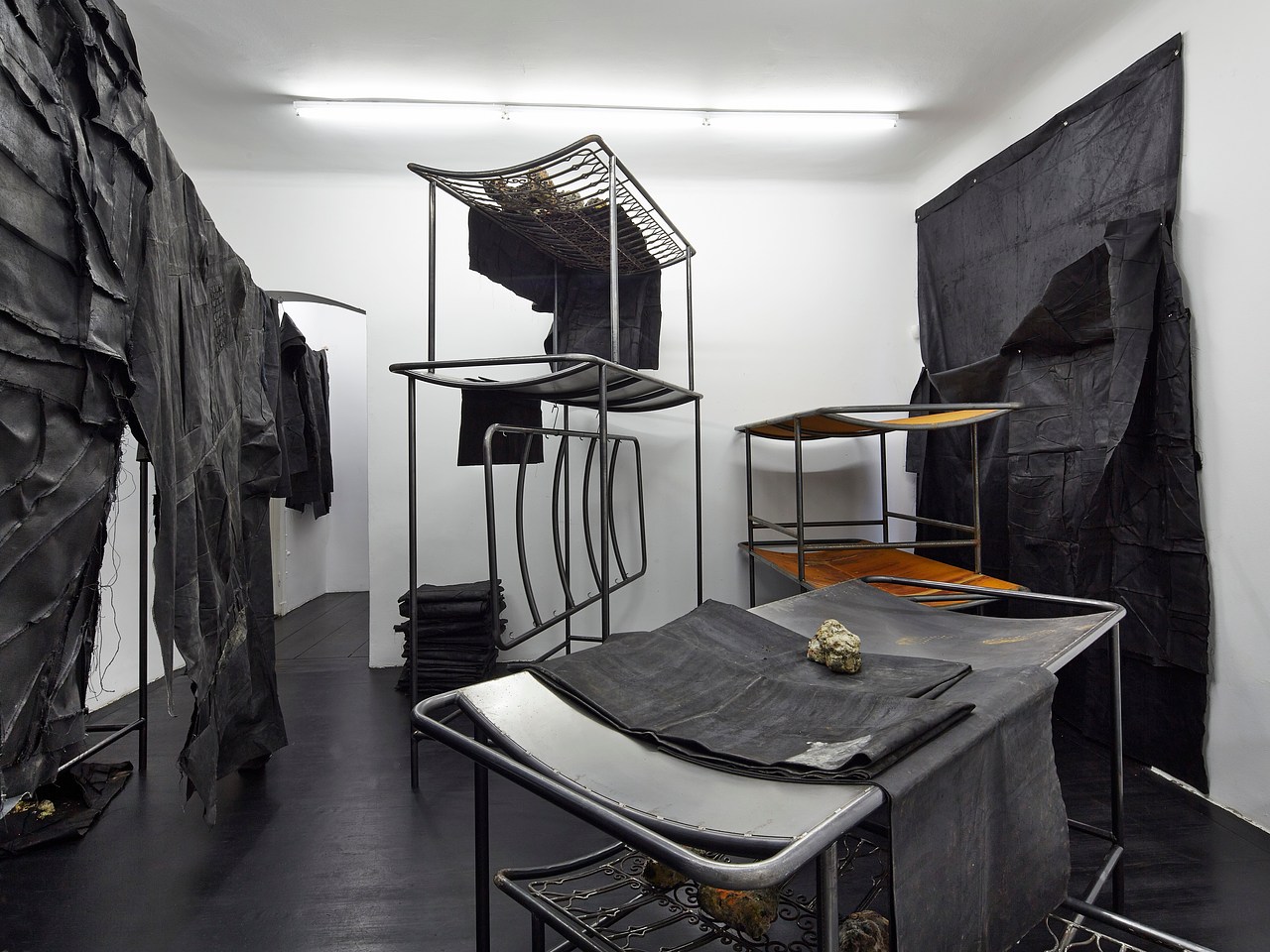 Oscar Murillo at Galerie Isabella Bortolozzi, Berlin