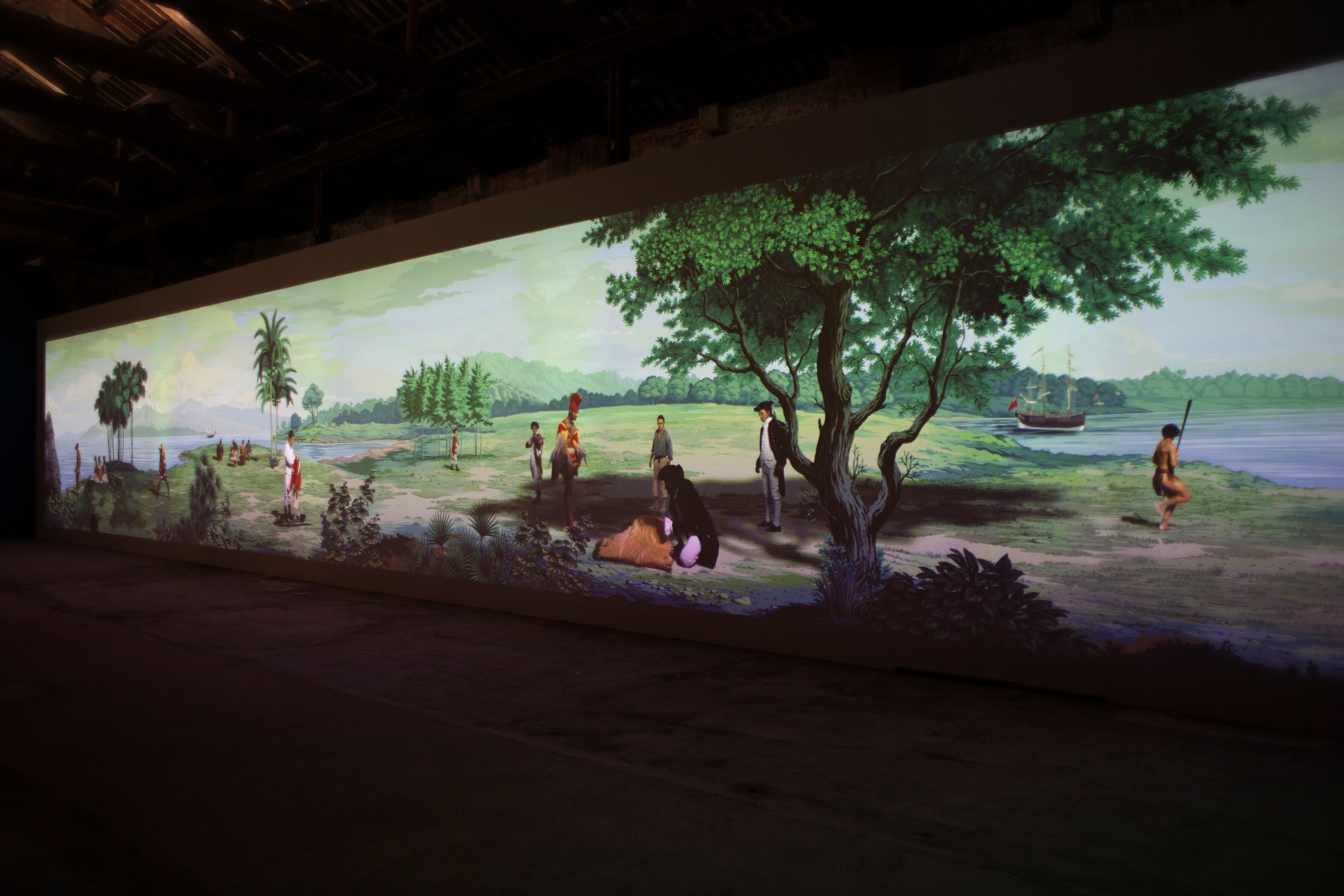 LISA REIHANA EMISSARIES ニュージーランド Lisa Reihana at Pavilion of New Zealand, Venice